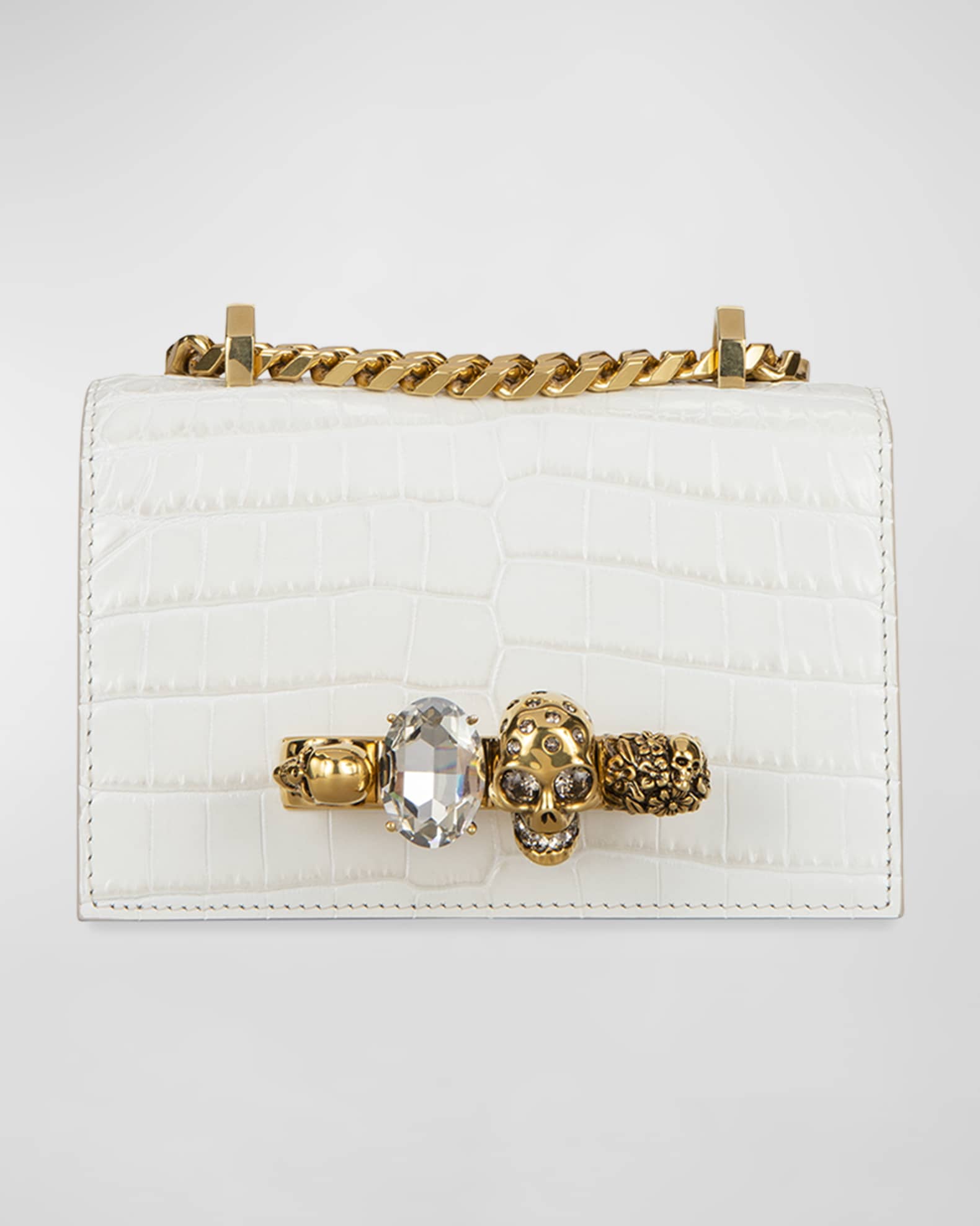 Mini Jeweled Satchel Bag 0