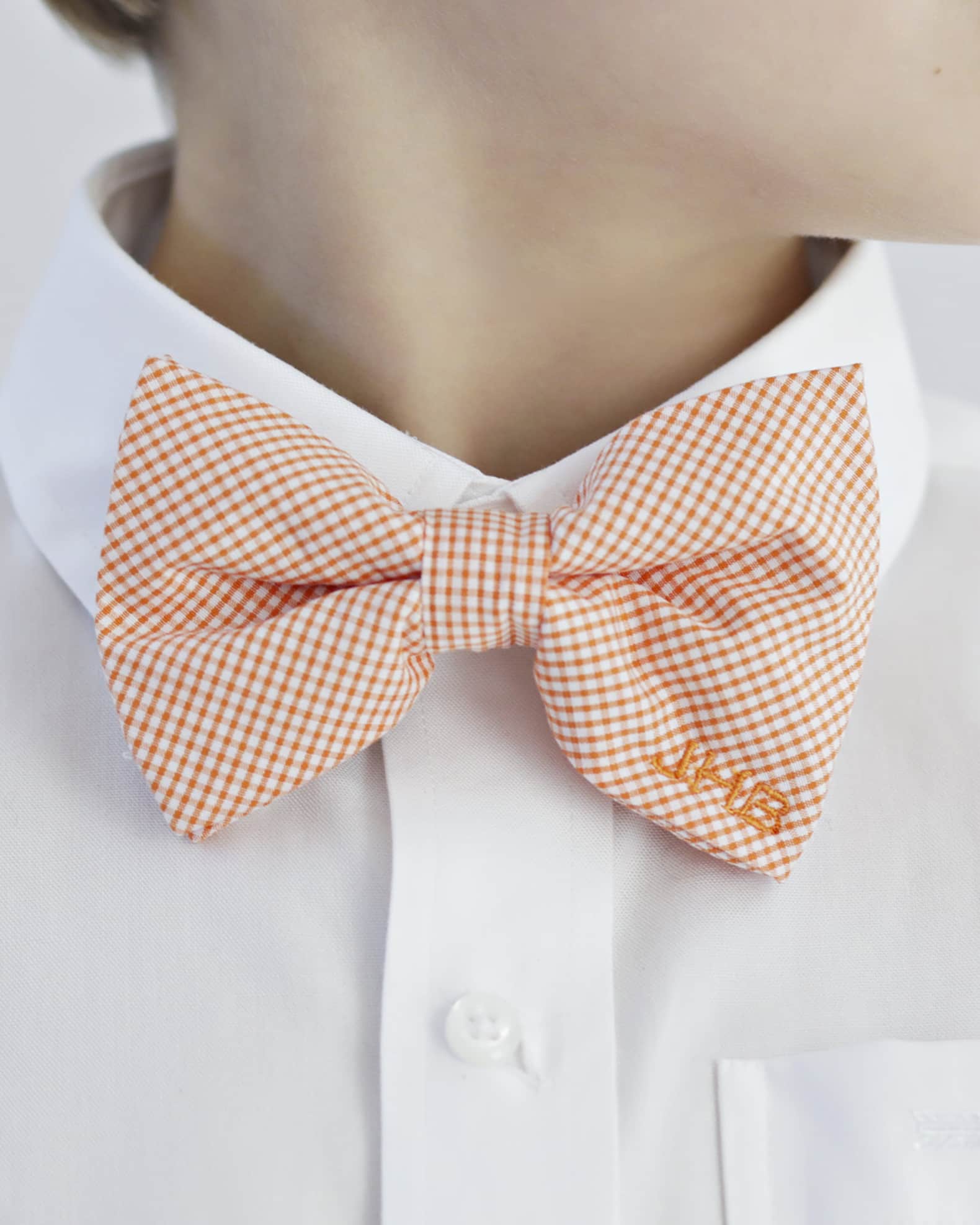 Brown Bowen and Company Boys' Clip-On Bow Tie - Monogram Option