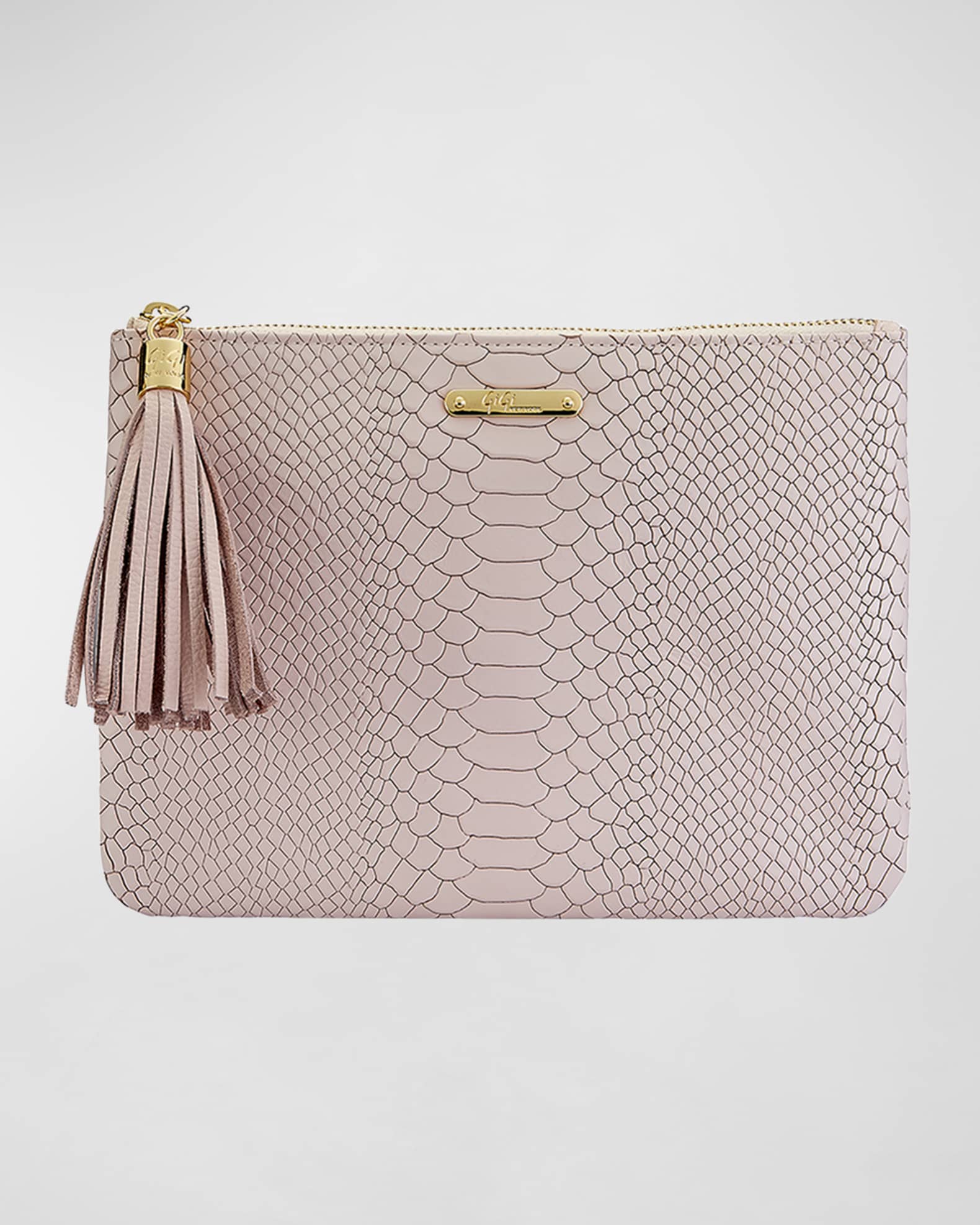 Gigi New York All In One Python Embossed Clutch Bag Neiman Marcus