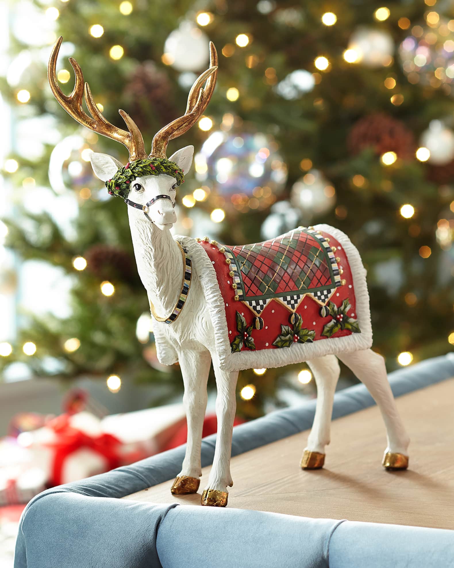 Aberdeen Sitting Reindeer and Matching Items | Neiman Marcus