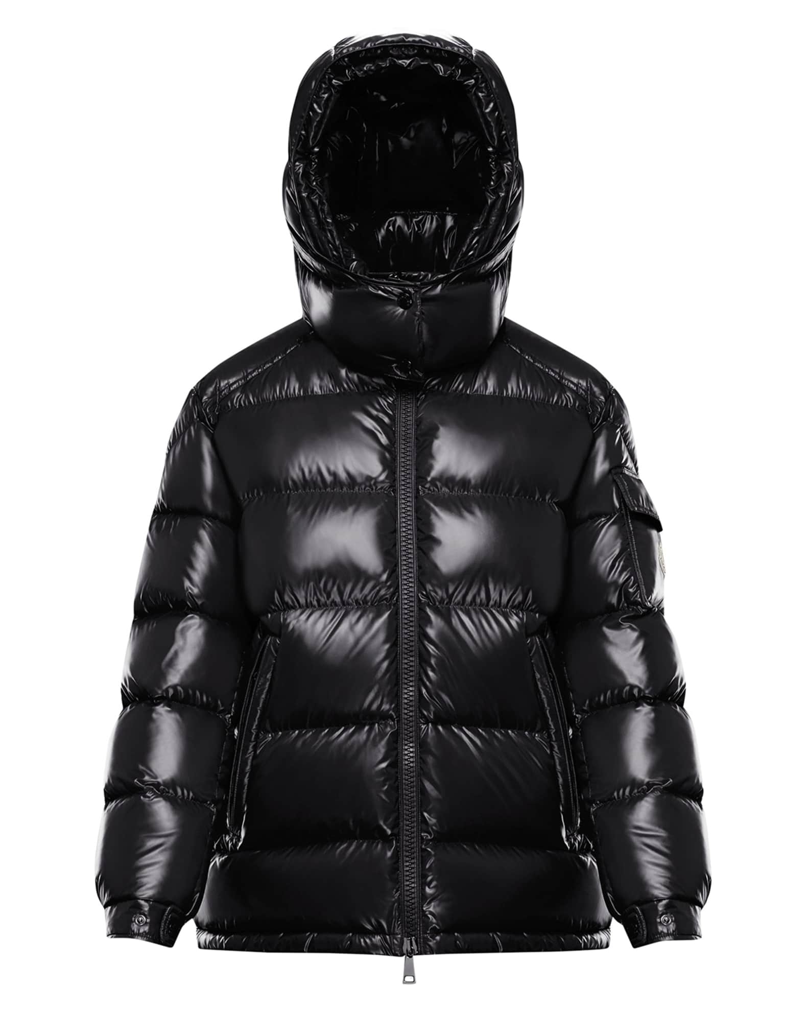 Moncler Maire Shiny Puffer Jacket | Neiman Marcus