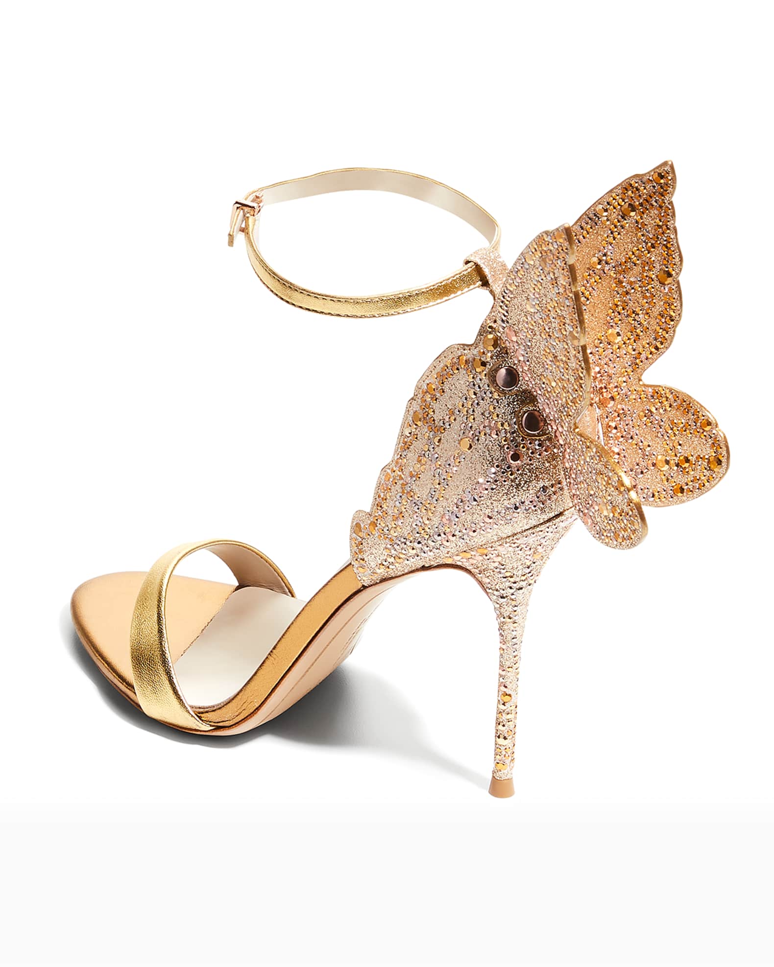 Sophia Webster Chiara Glitter Angel Wing Sandals | Neiman Marcus