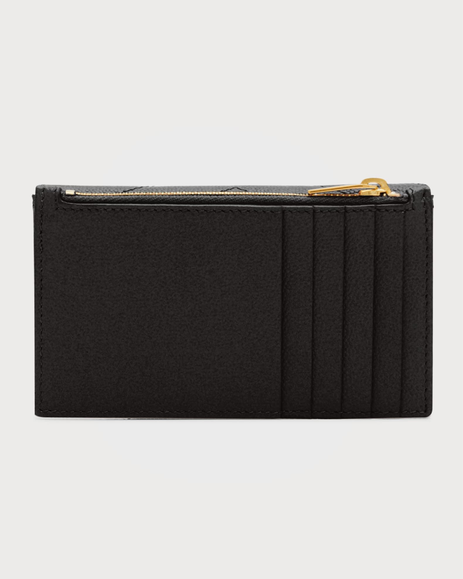 Saint laurent monogram zipped card case sale