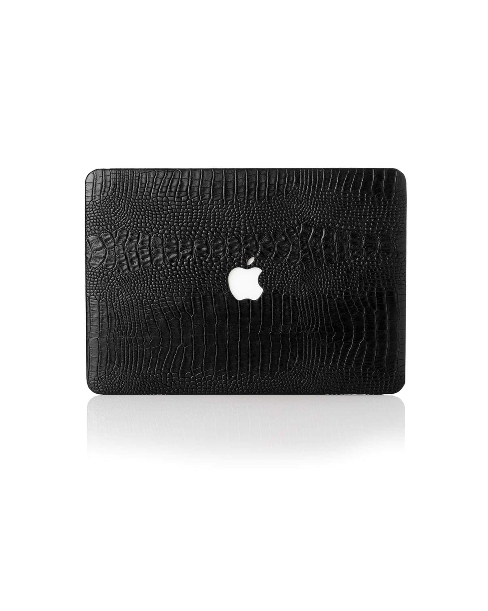 Chic Geeks Faux Crocodile MacBook Case - Emerald