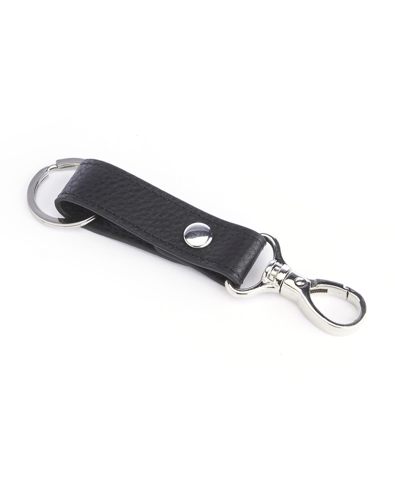 Monogrammed Leather Valet Key Chain 0