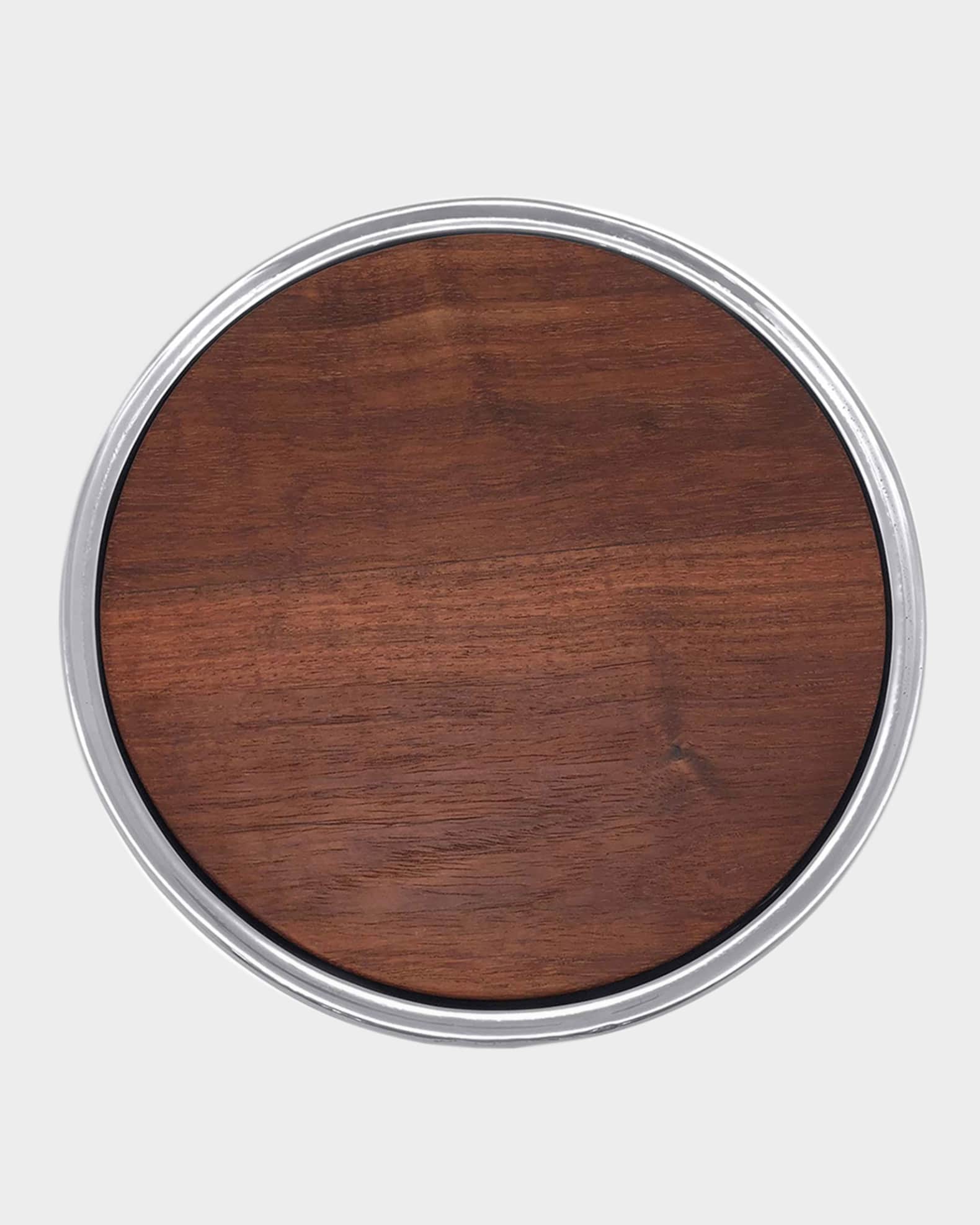 Signature Round Cheese Board with Dark Wood Insert