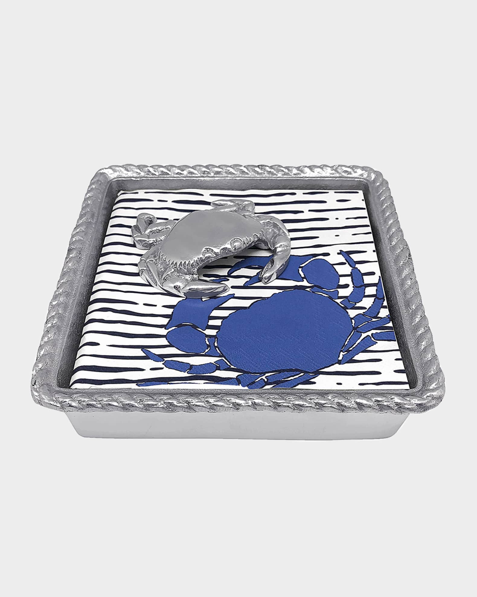 Mariposa Crab Rope Napkin Box
