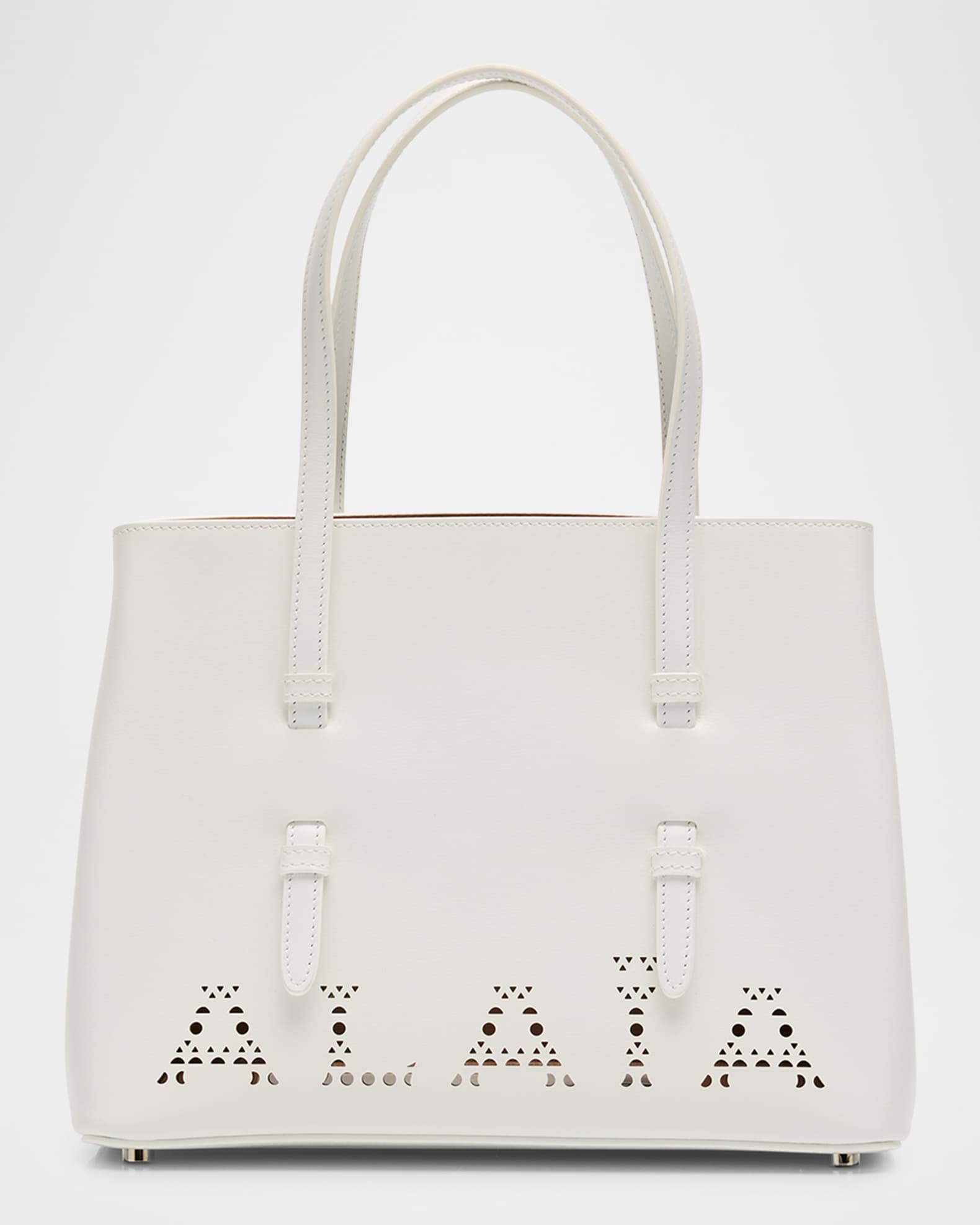 Neiman marcus white tote bag discount