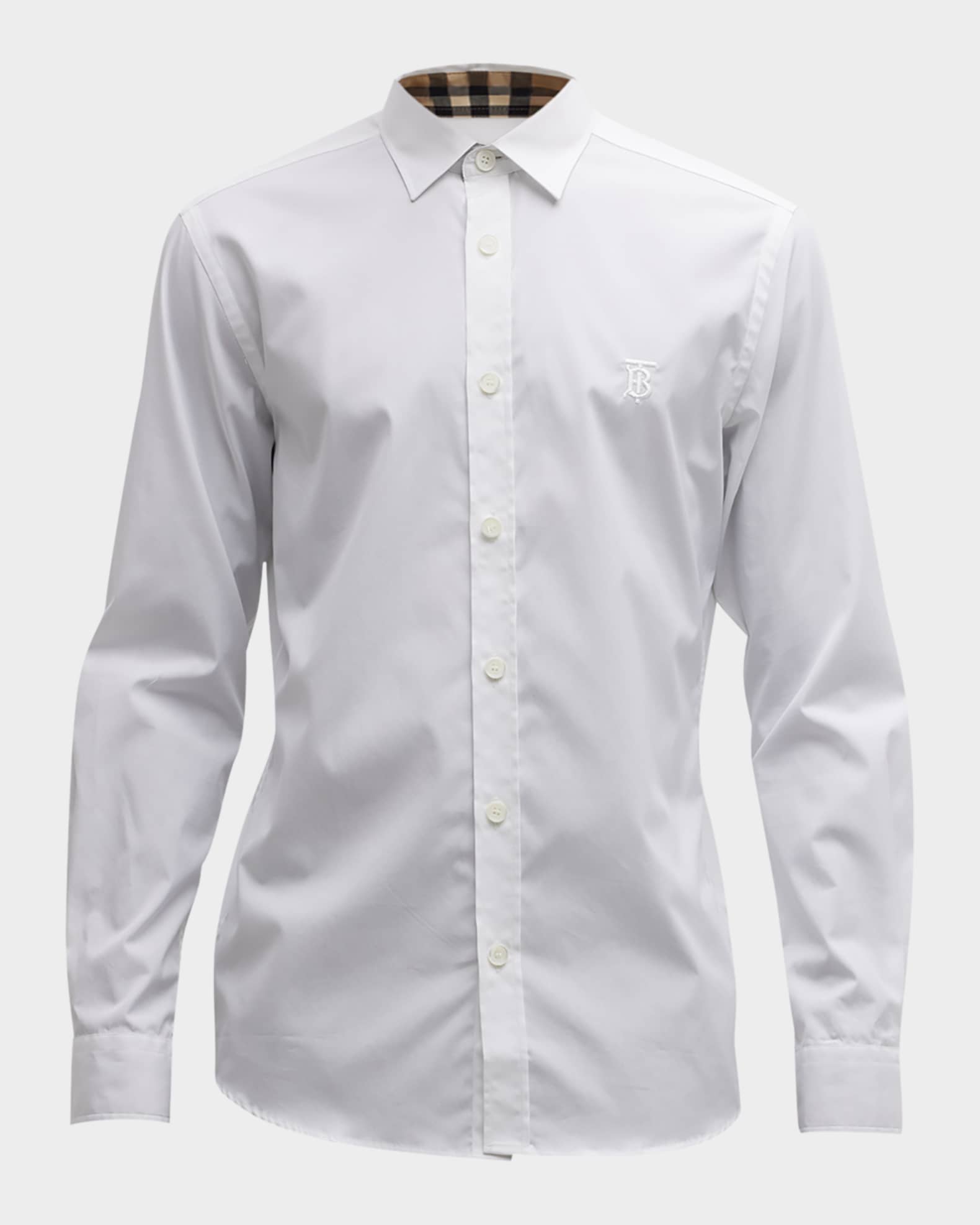 Burberry Men s Sherwood Vintage Contrast Reverse Sport Shirt