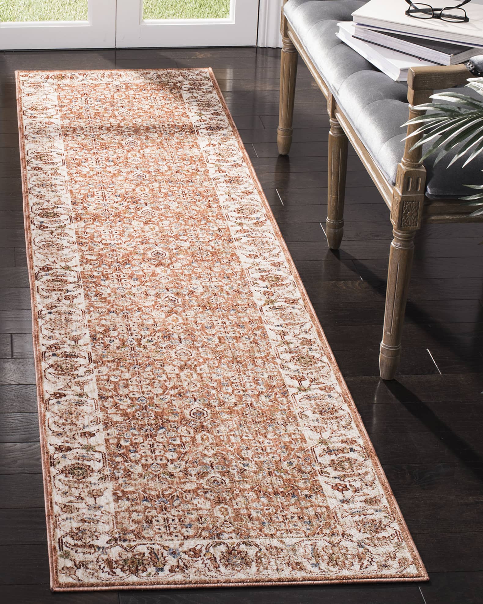 Helena Beige/Light Rust Power-Loomed Rug 0