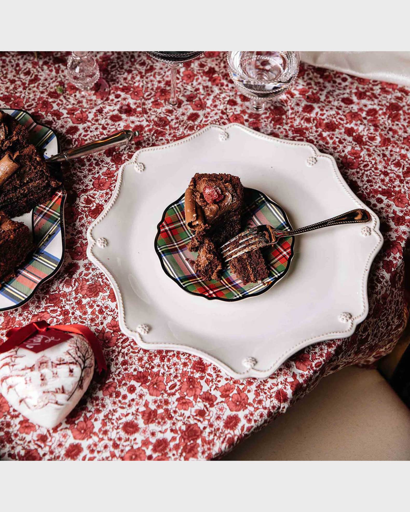 Juliska Stewart Tartan Cocktail Plates, Set of 4 Neiman Marcus