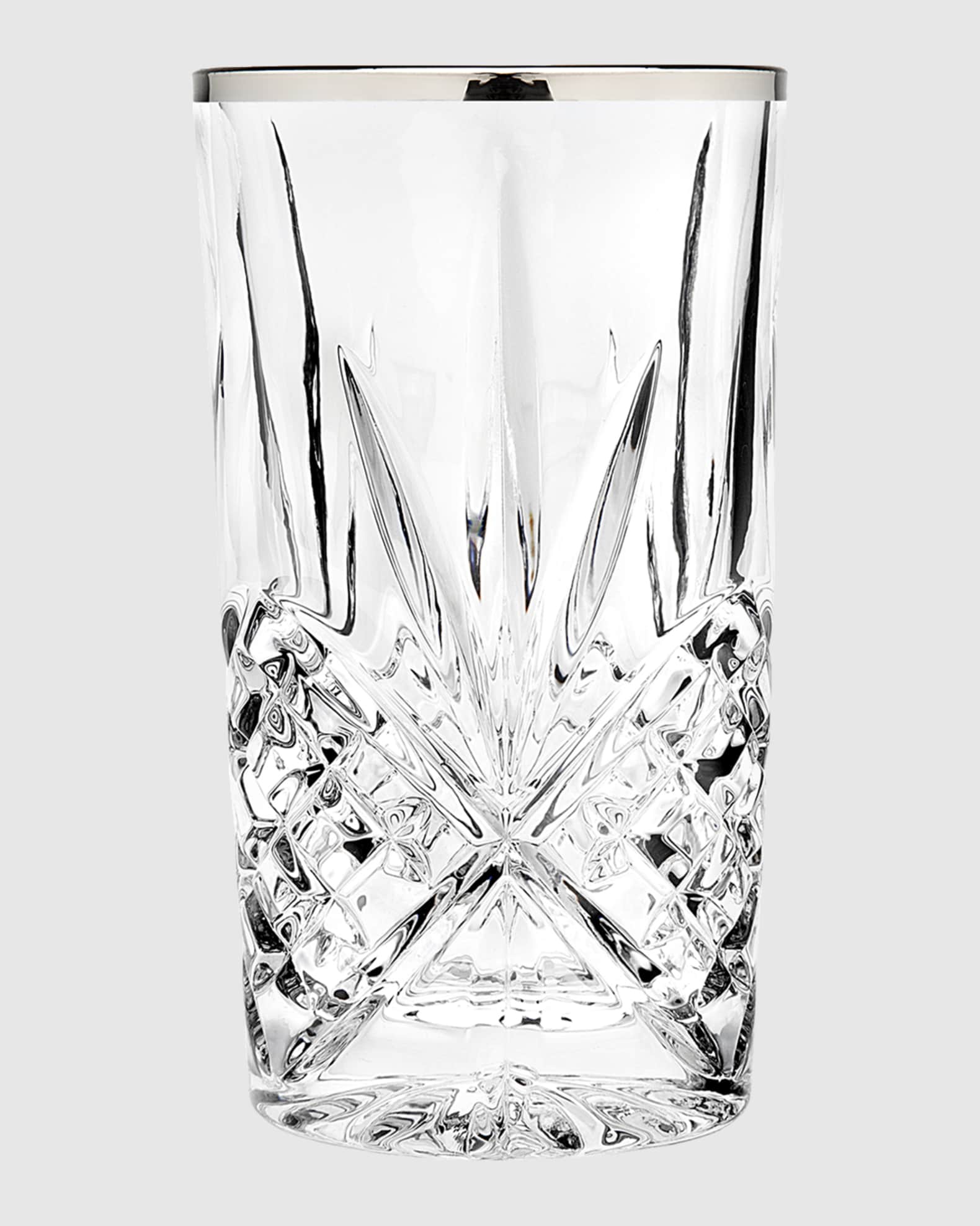 Dublin Platinum Highballs, Set of 4 0