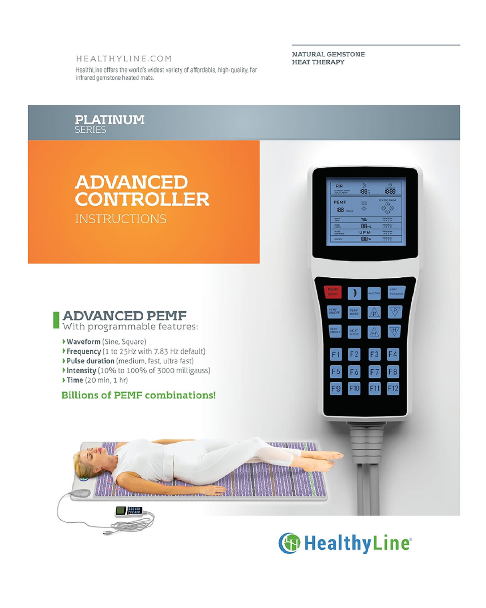 Healthyline InfraMat Pro Platinum-Mat 7224 Firm w/ Photon Advanced PEMF ...