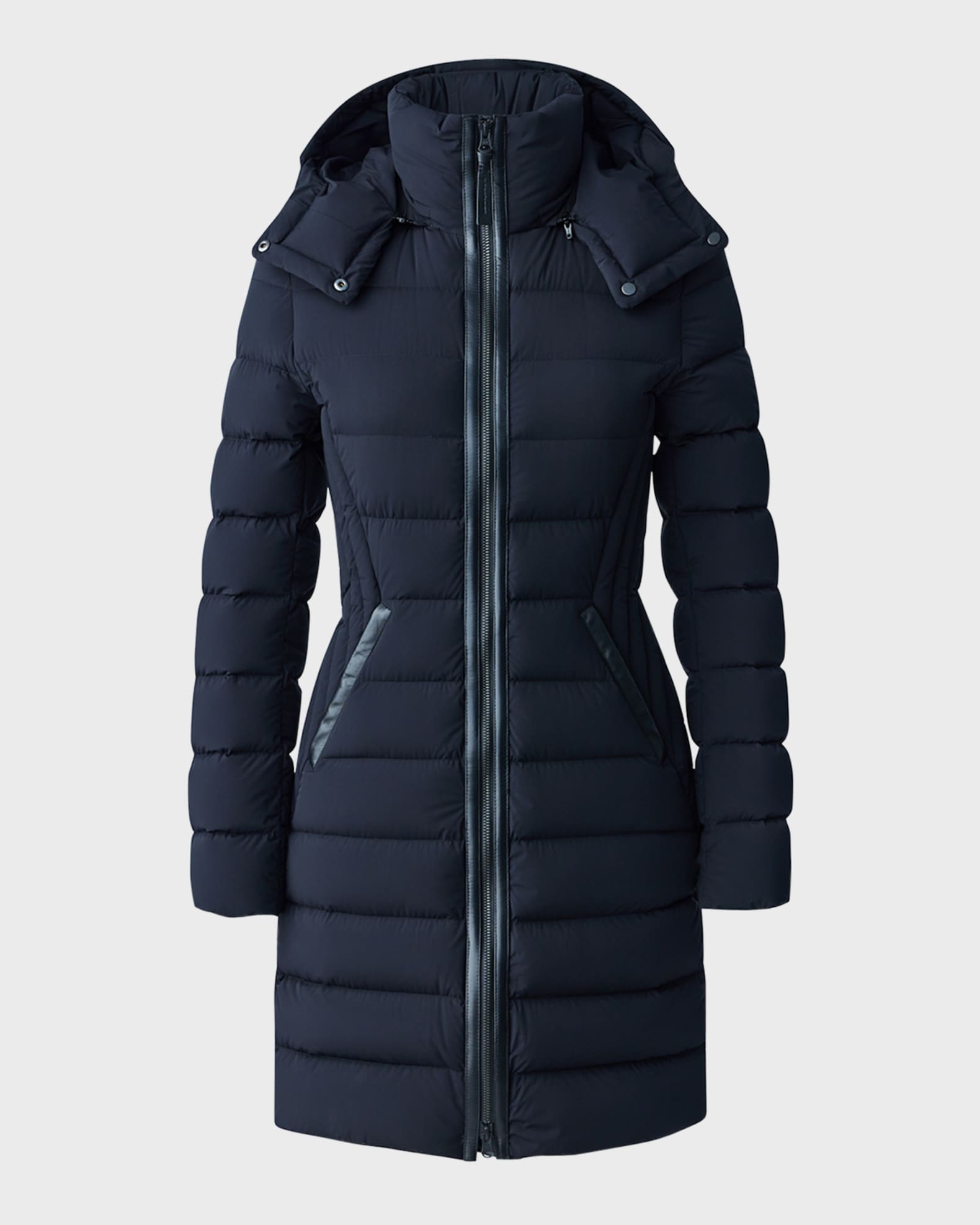 Mackage Farren Detachable-Hood Lightweight Down Coat | Neiman Marcus