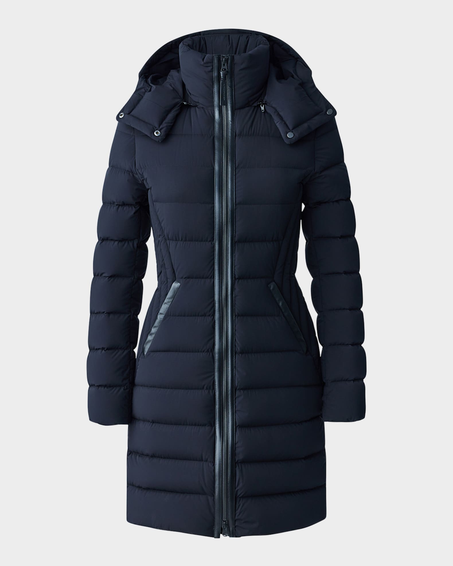 Farren Detachable-Hood Lightweight Down Coat 0