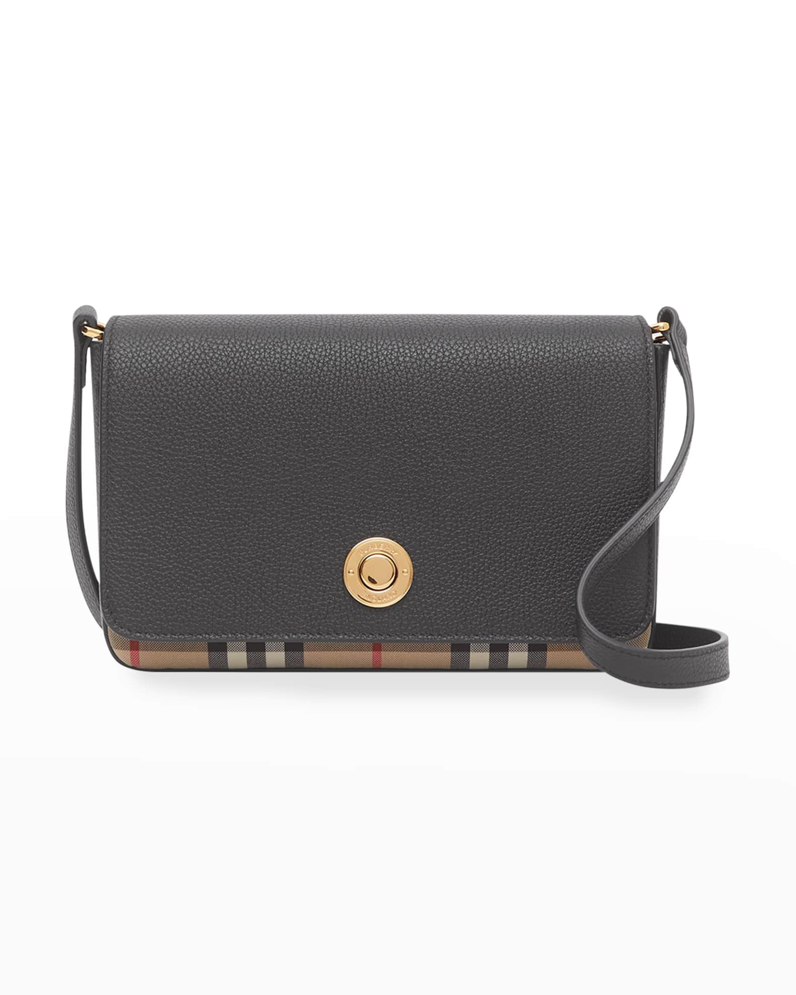 Burberry Hampshire Vintage Check Shoulder Bag Neiman Marcus