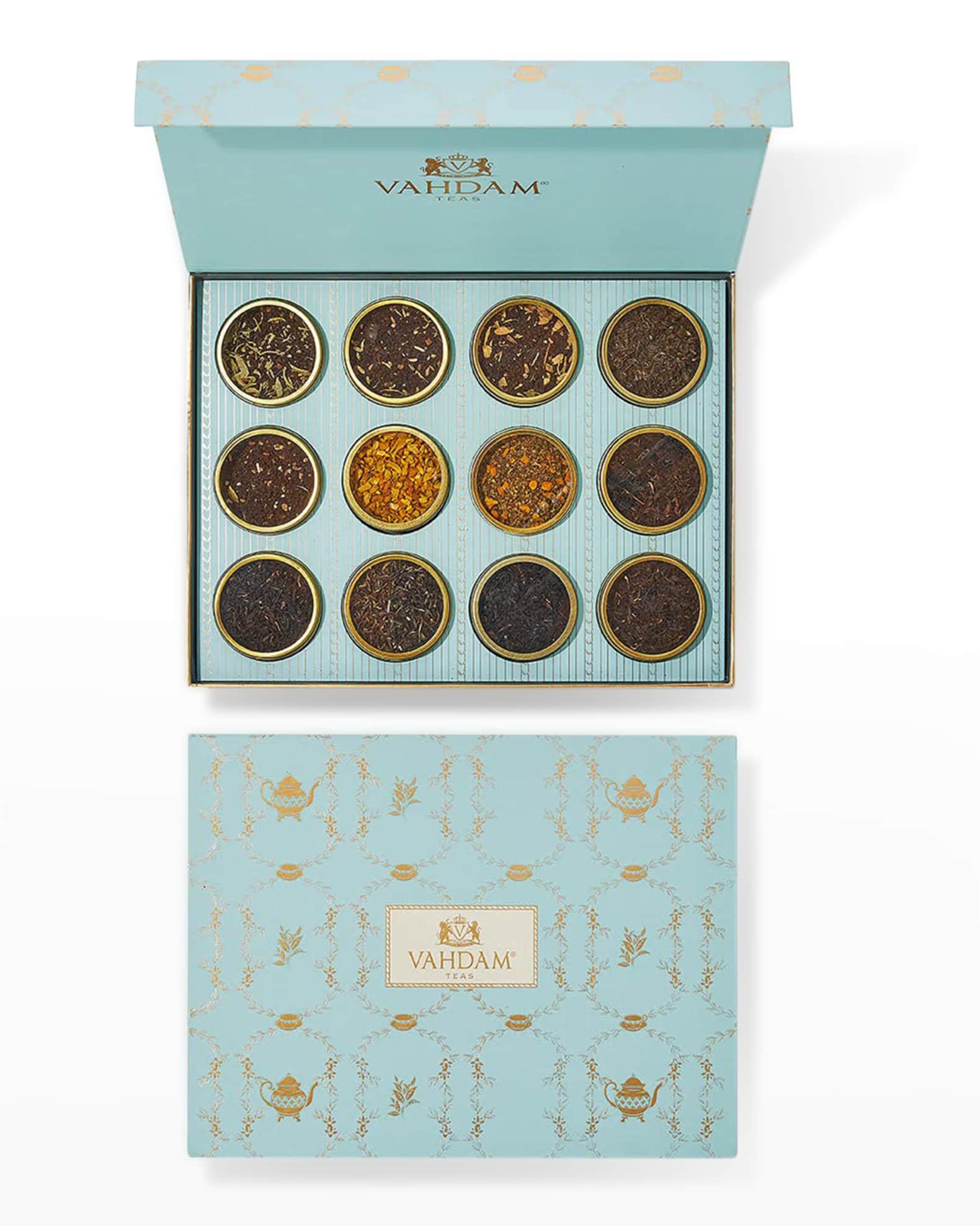 Vahdam Teas Bloom Luxurious Tea Gift Set 12 Signature Teas Packed