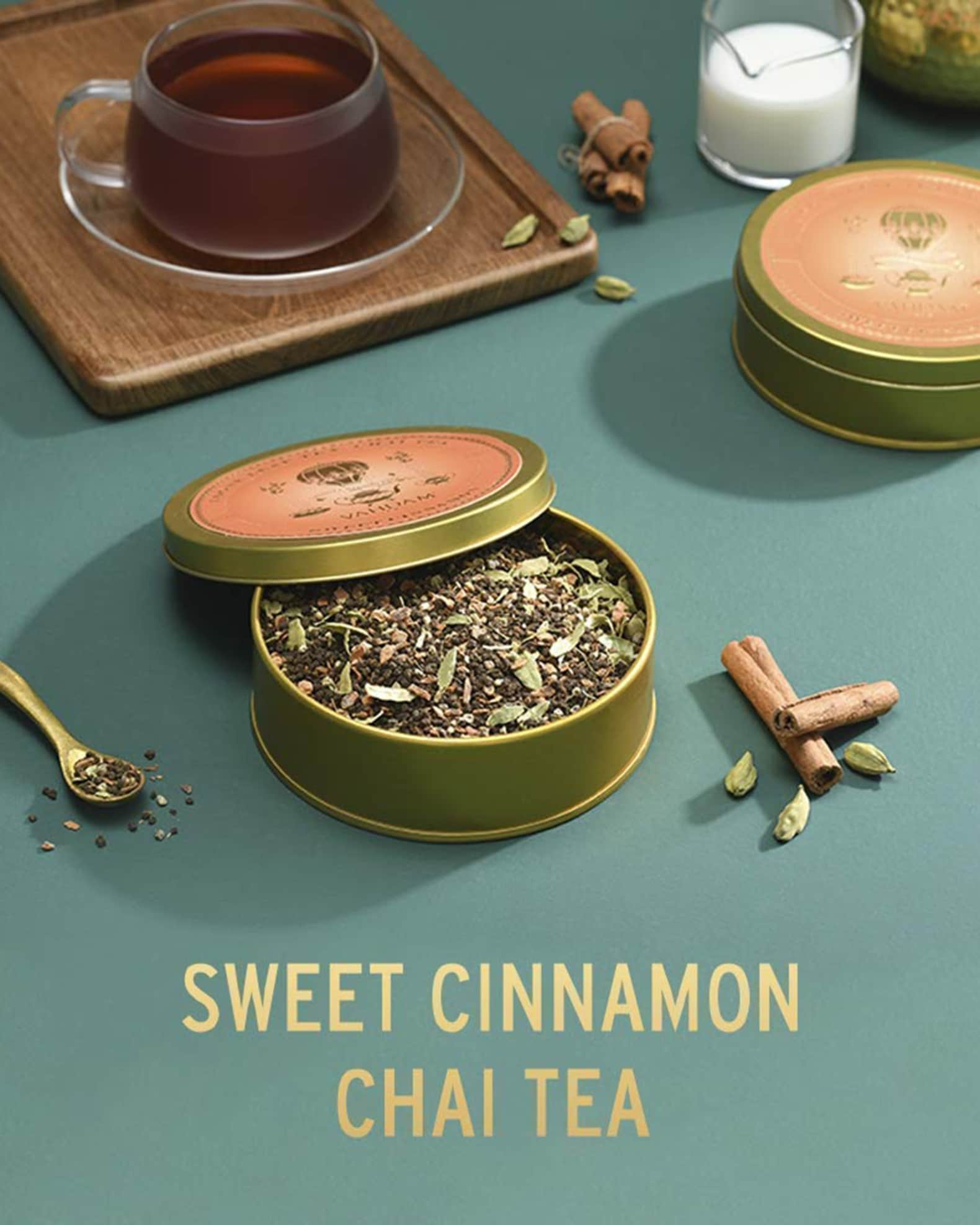 Vahdam Teas Chai Tea Private Reserve Premium Tea Gift Set 3 Chai