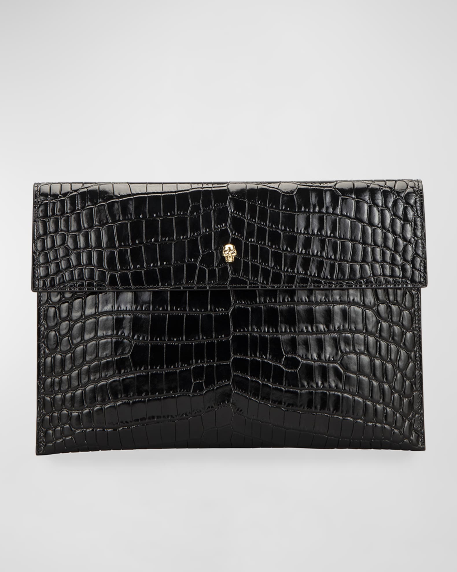 Alexander mcqueen skull envelope clutch outlet