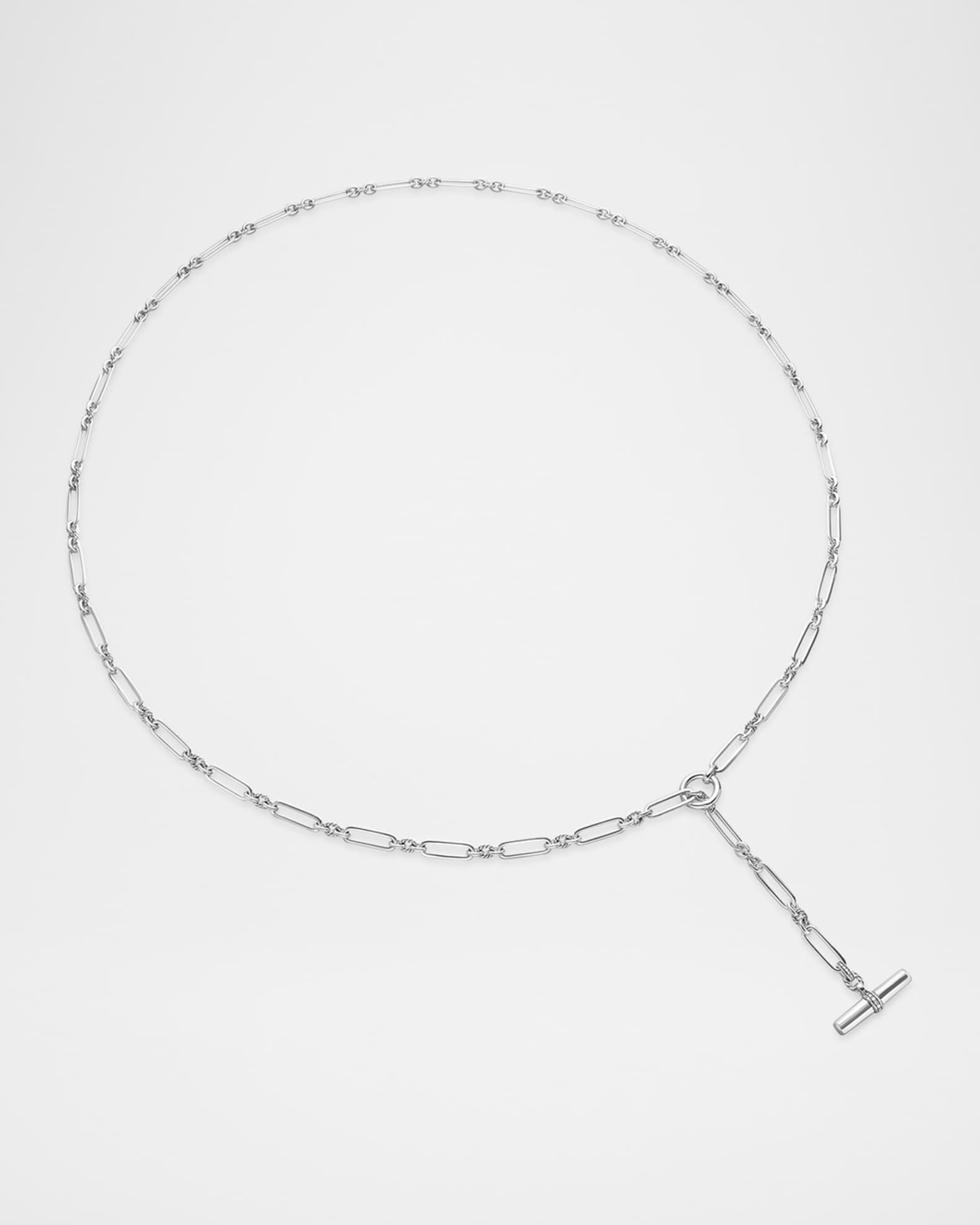 David Yurman Lexington Chain Necklace with Diamonds in