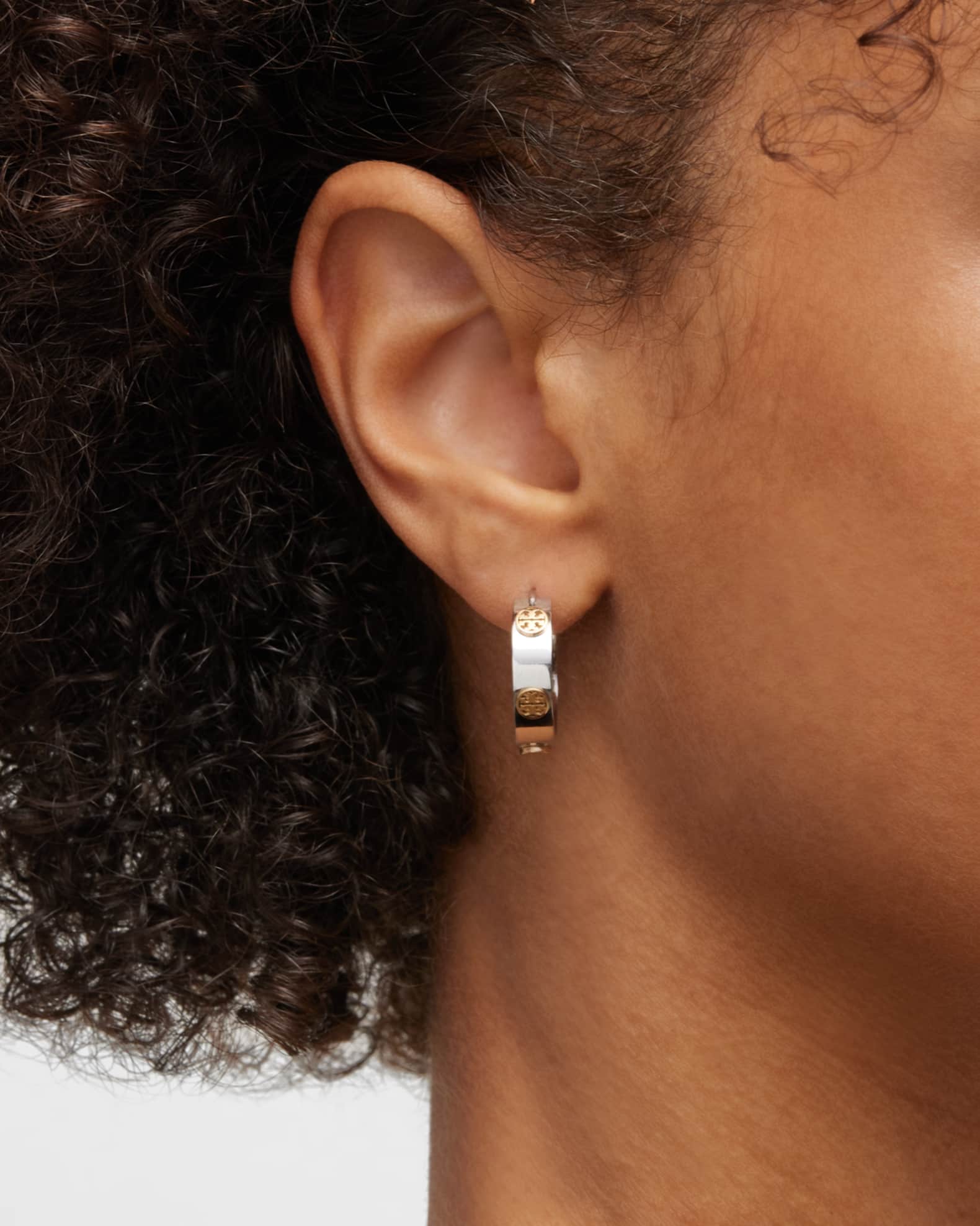 Stud huggie earrings sale