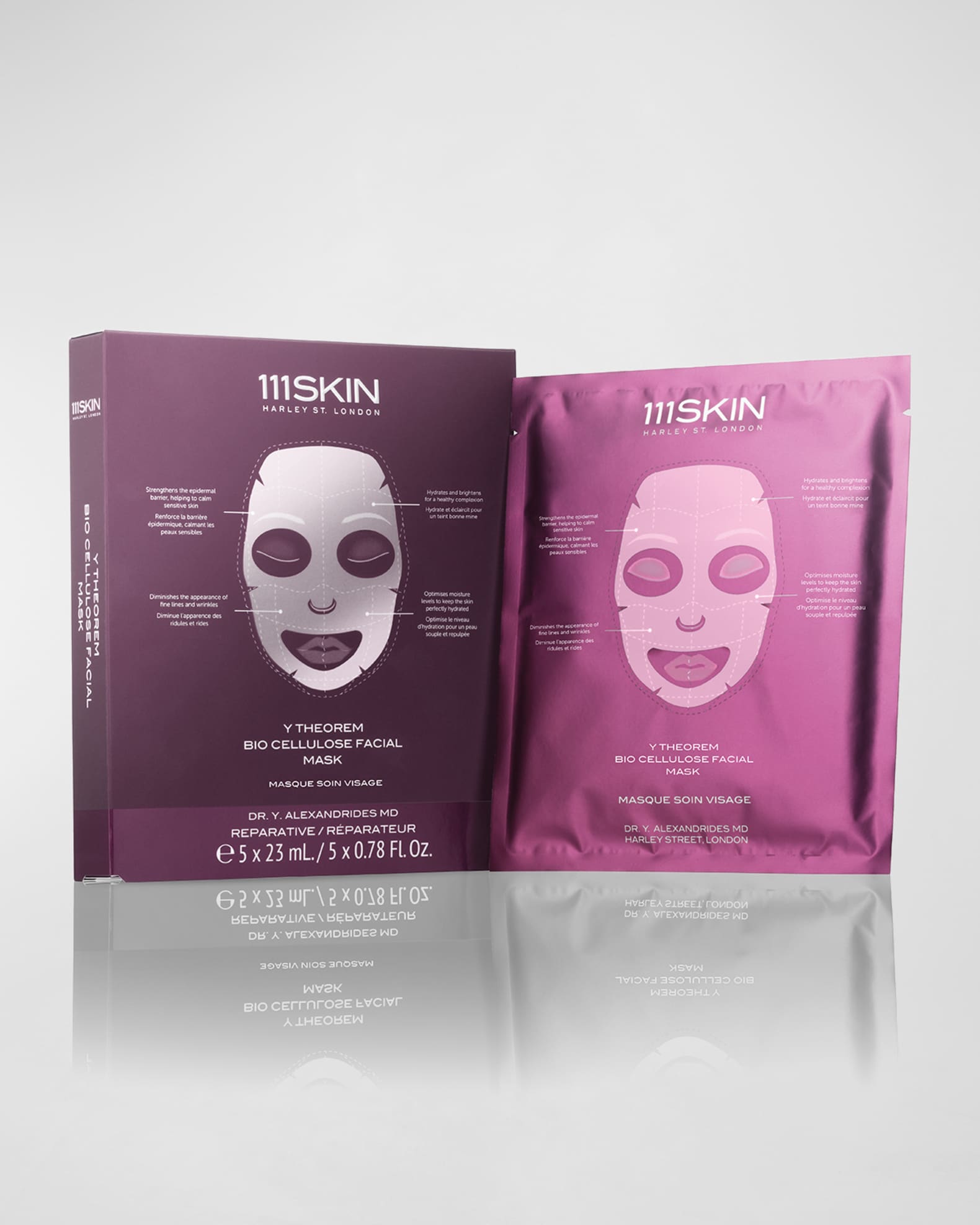 Y Theorem Bio Cellulose Facial Mask Box, 5 Count 0
