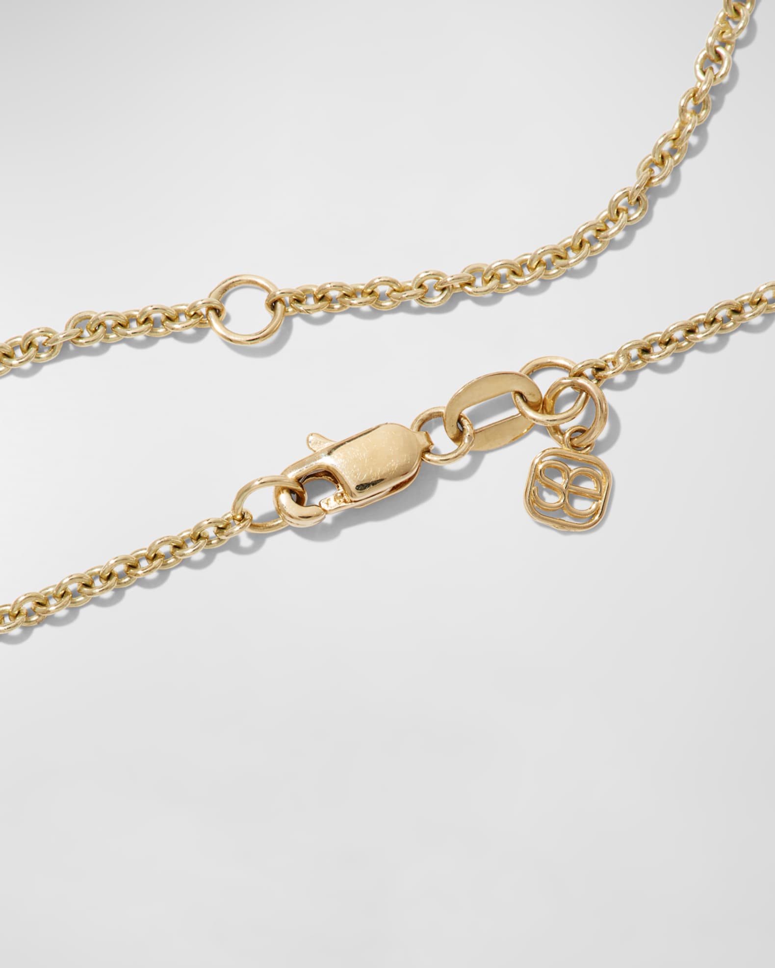 Sydney Evan 14k Diamond Love Script Necklace, Multi Gold | Neiman Marcus
