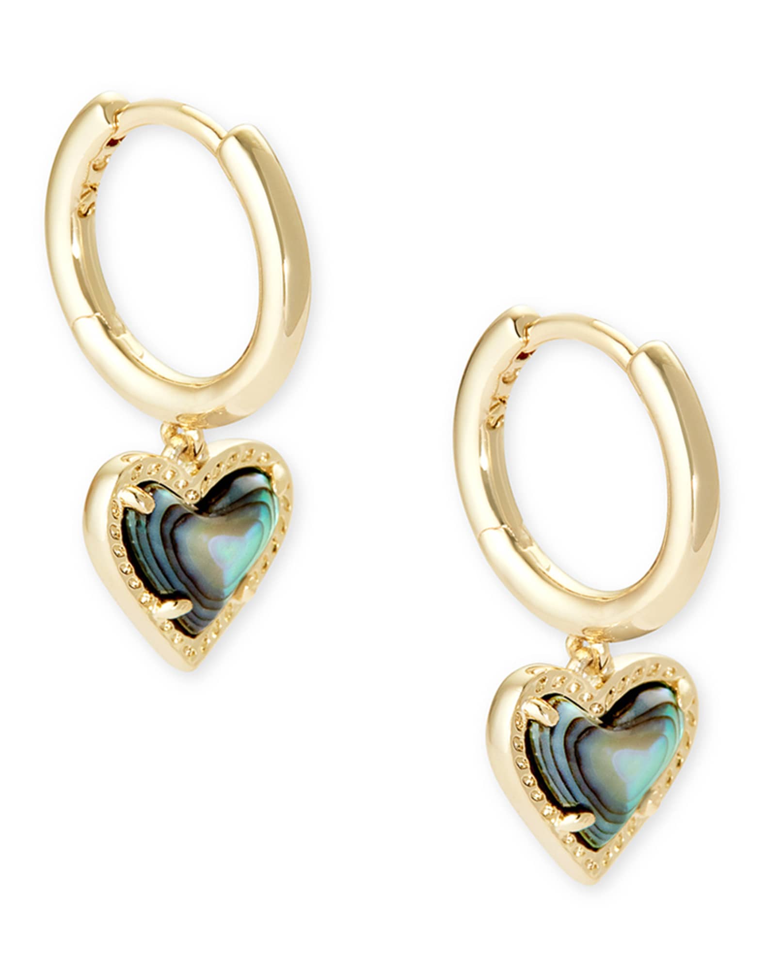 Kendra scott ari heart huggie earrings clearance