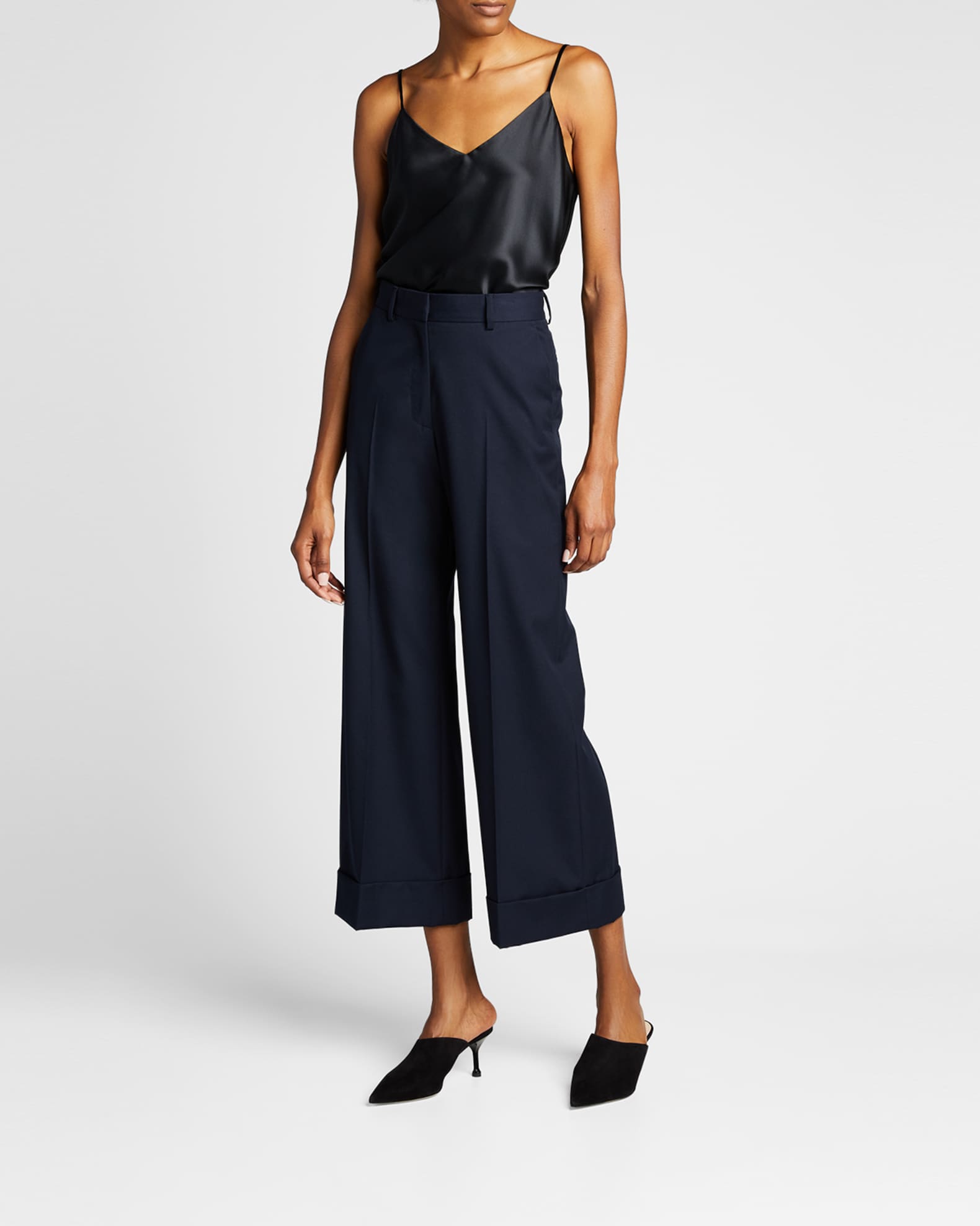 Eva Luxe Charmeuse Bias Tank 1