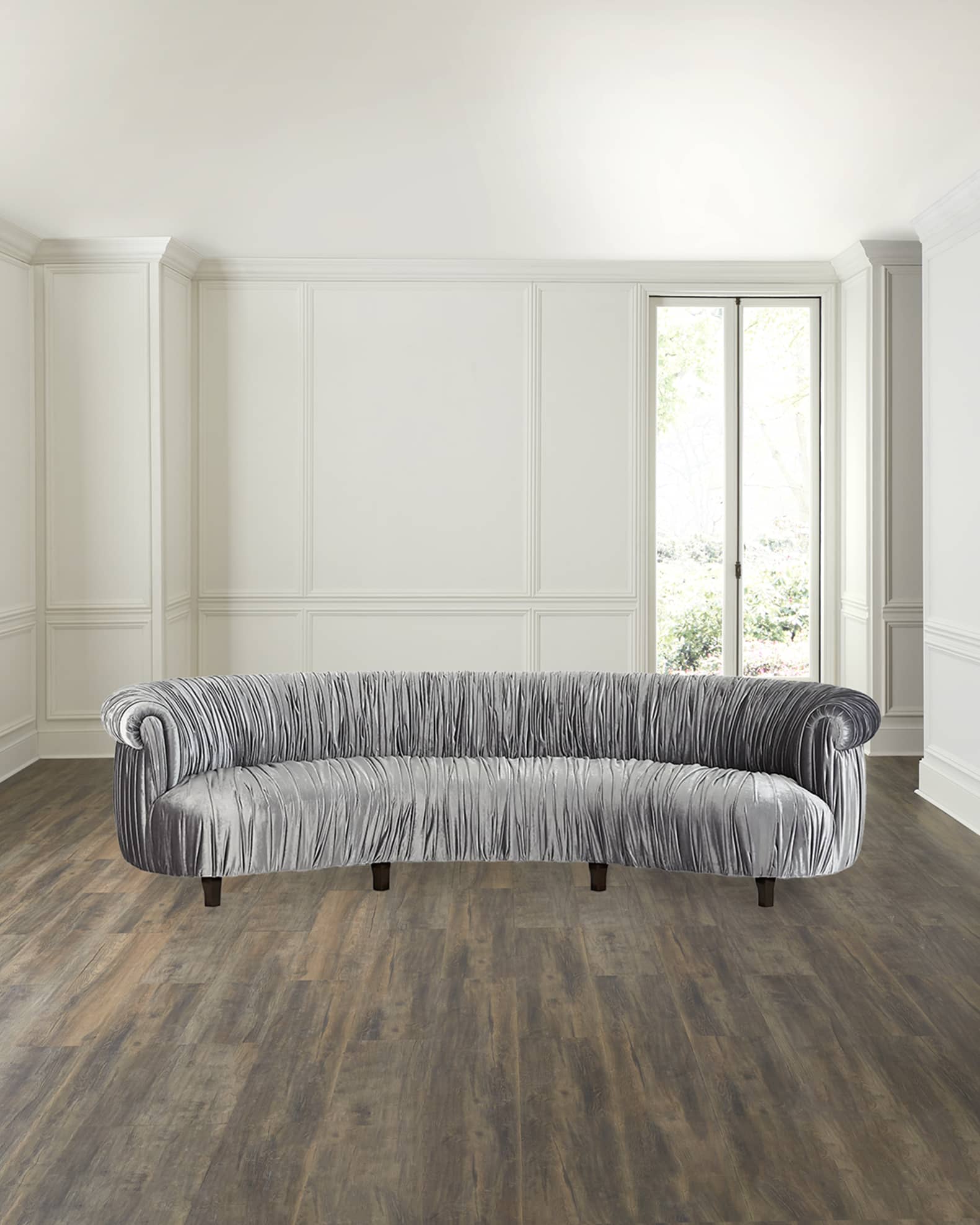Romana Ruched Sofa 0