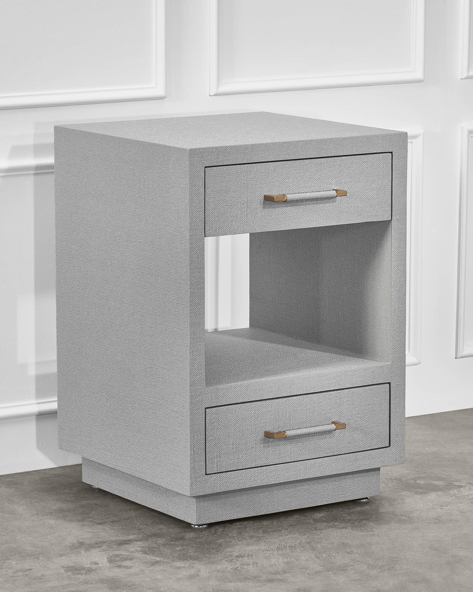 Taylor Small Bedside Chest, Gray 0