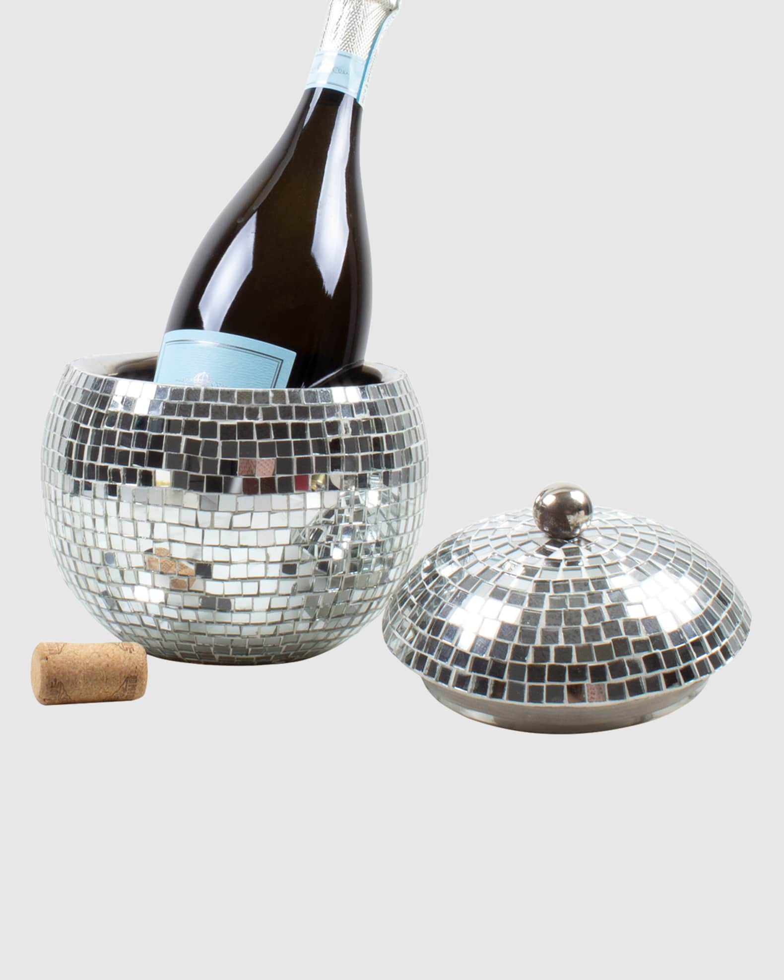 8 Oak Lane Disco Ball Ice Bucket Neiman Marcus