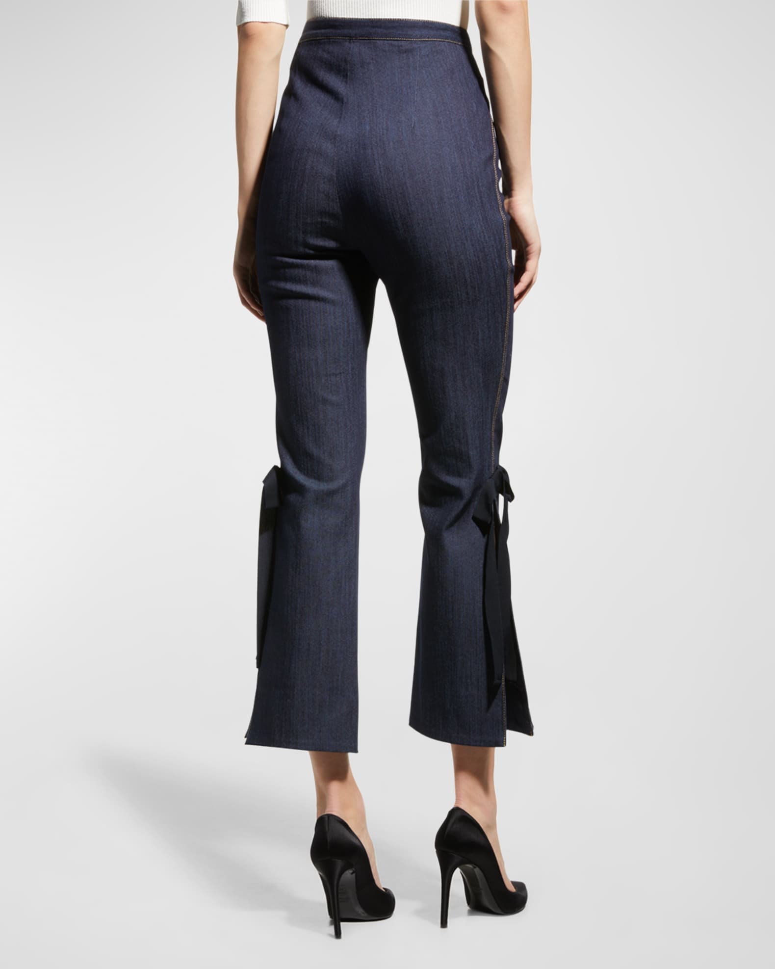 cffvdiz Straight Leg Jeans for Women Mid-Rise Distressed