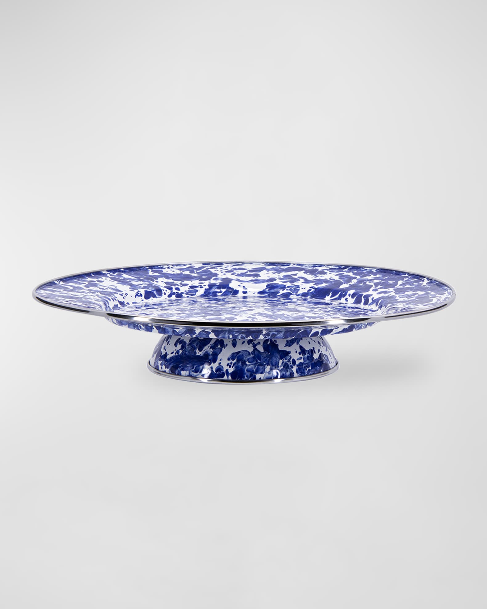 Red Swirl Cake Plate 0