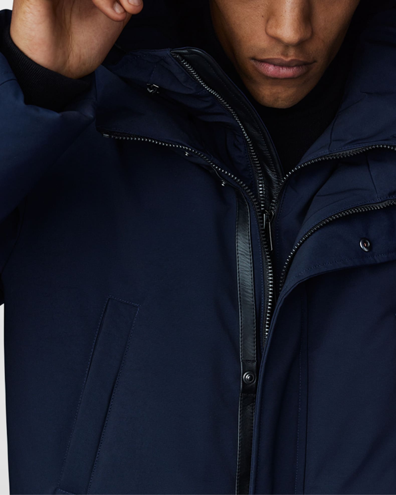 Mackage Men's Edward Down Hooded Jacket | Neiman Marcus