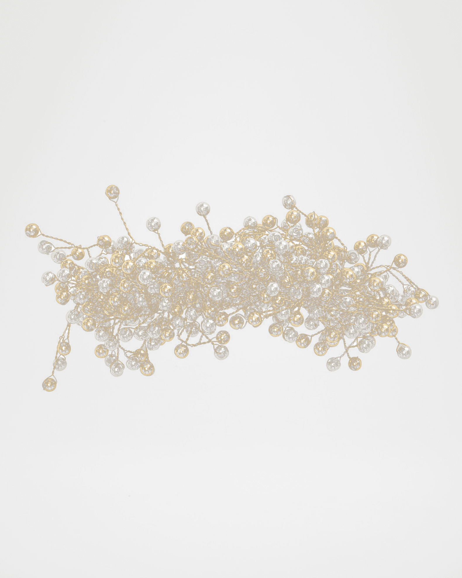 Spray Napkin Ring, Gold and Silver 1