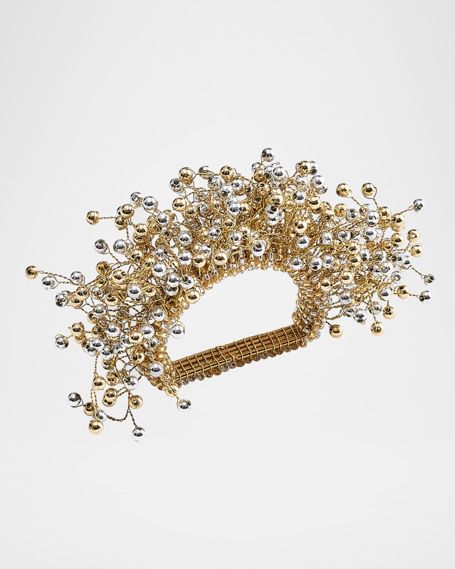 Spray Napkin Ring, Gold and Silver 0