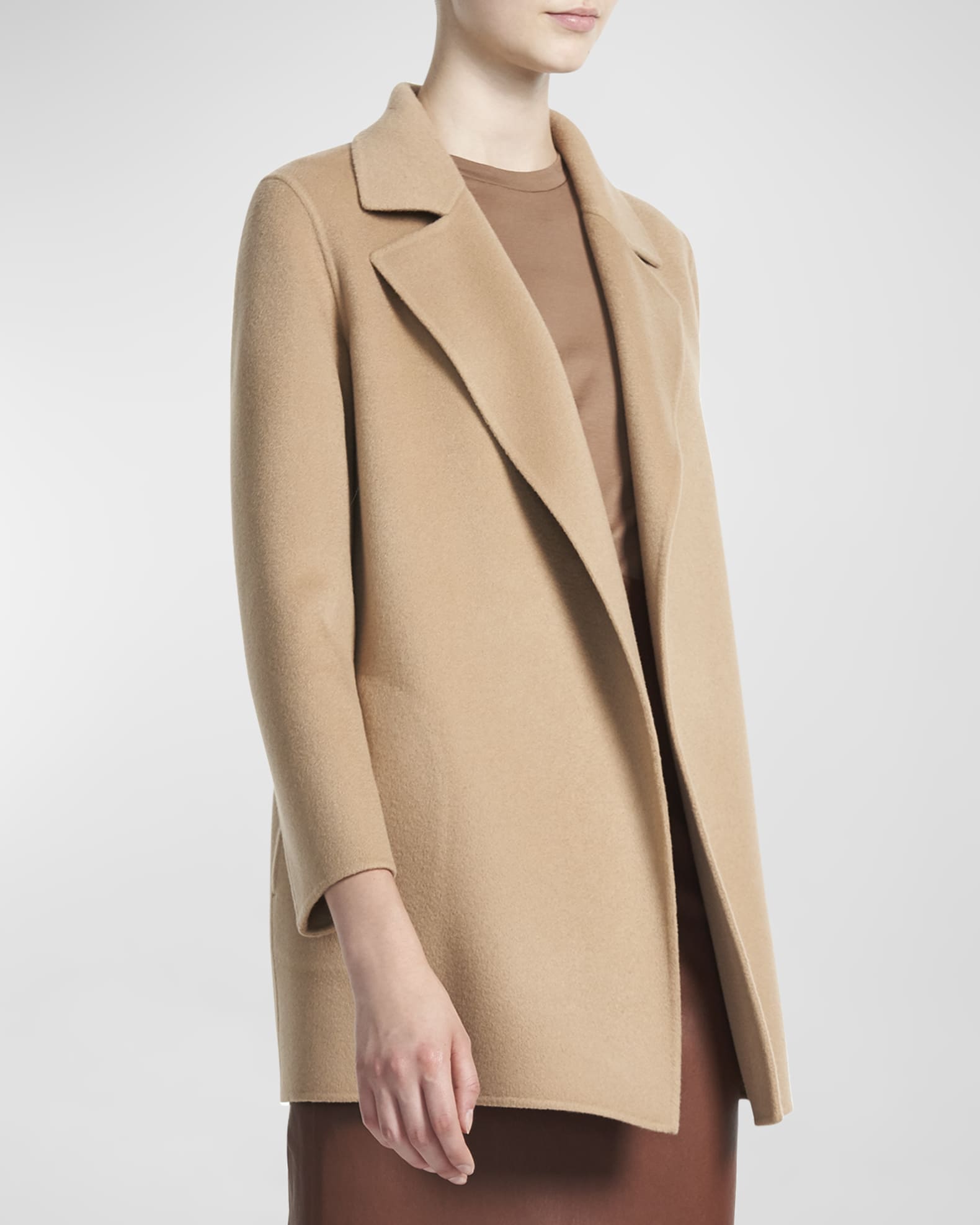 Theory Clairene Double-Face Wool-Cashmere Jacket | Neiman Marcus