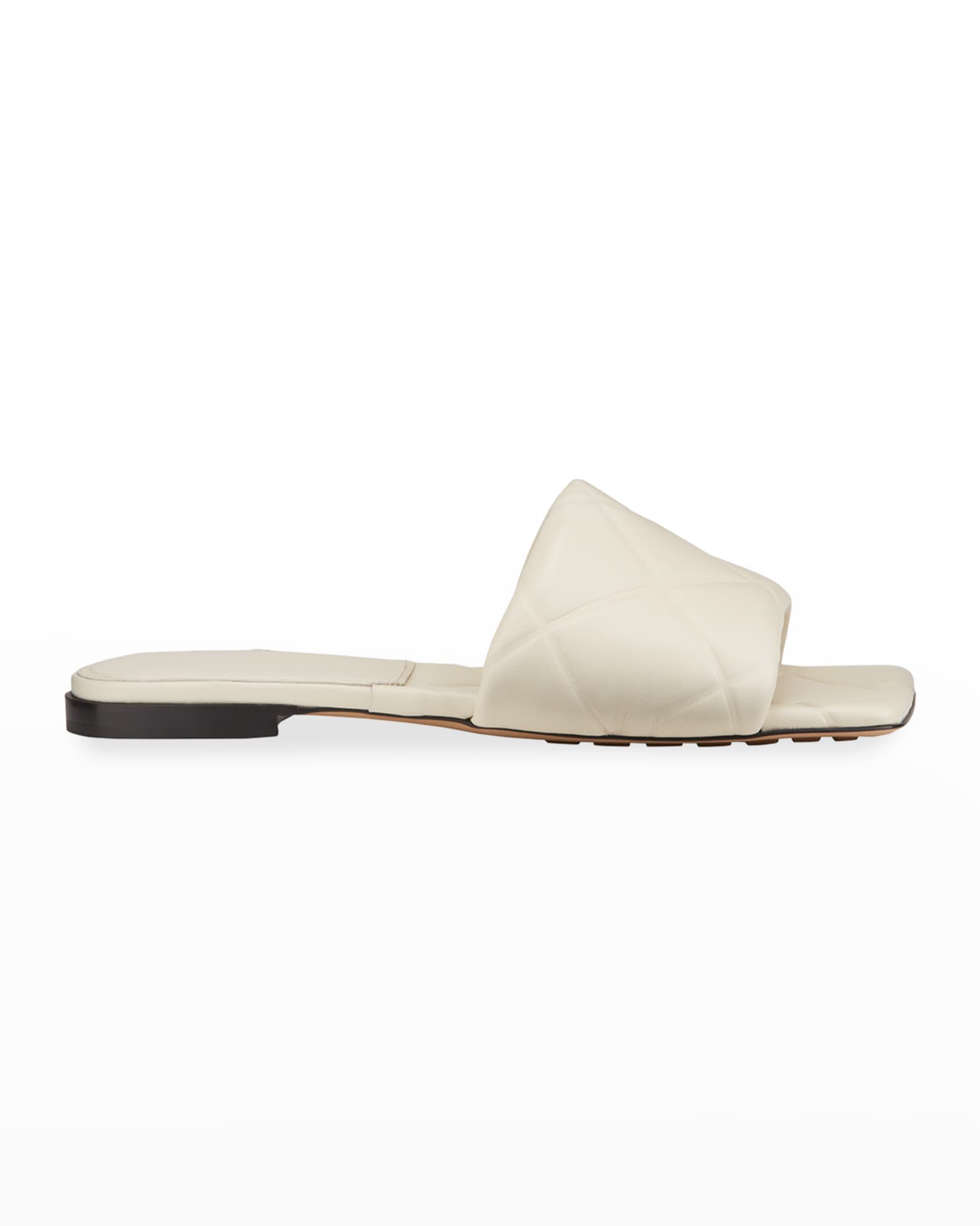 Bottega Veneta The Rubber Lido Flat Sandals | Neiman Marcus