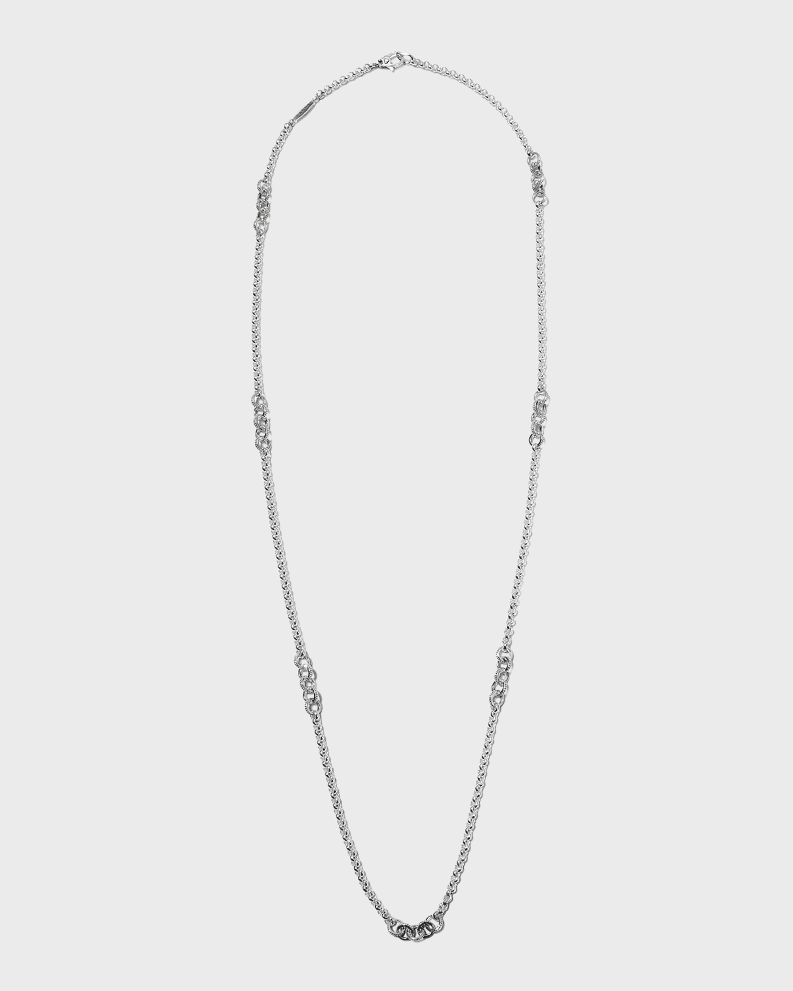 LAGOS Enso 7 Circle-Station Necklace, 34"L