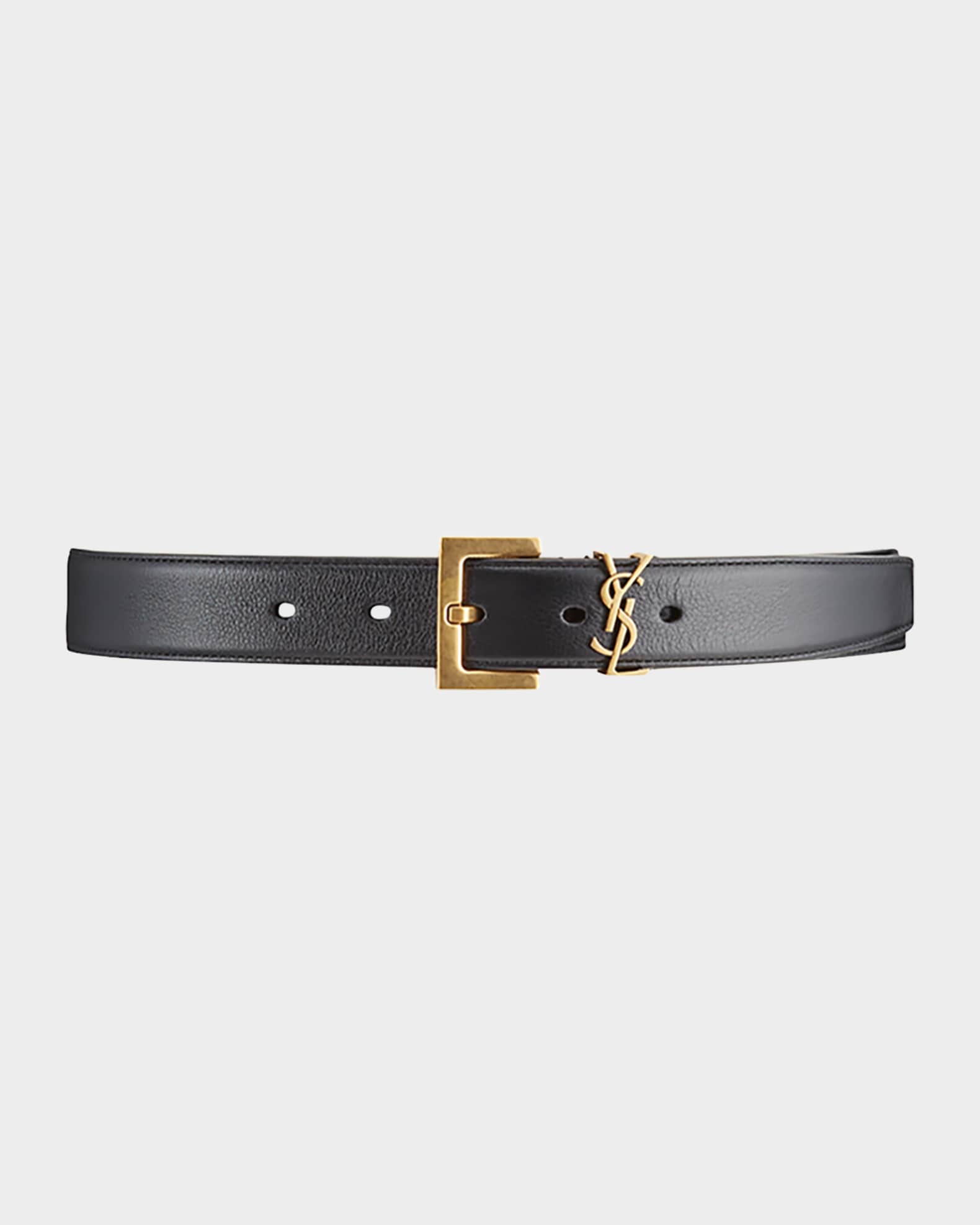 Box Laque YSL Leather Belt 0