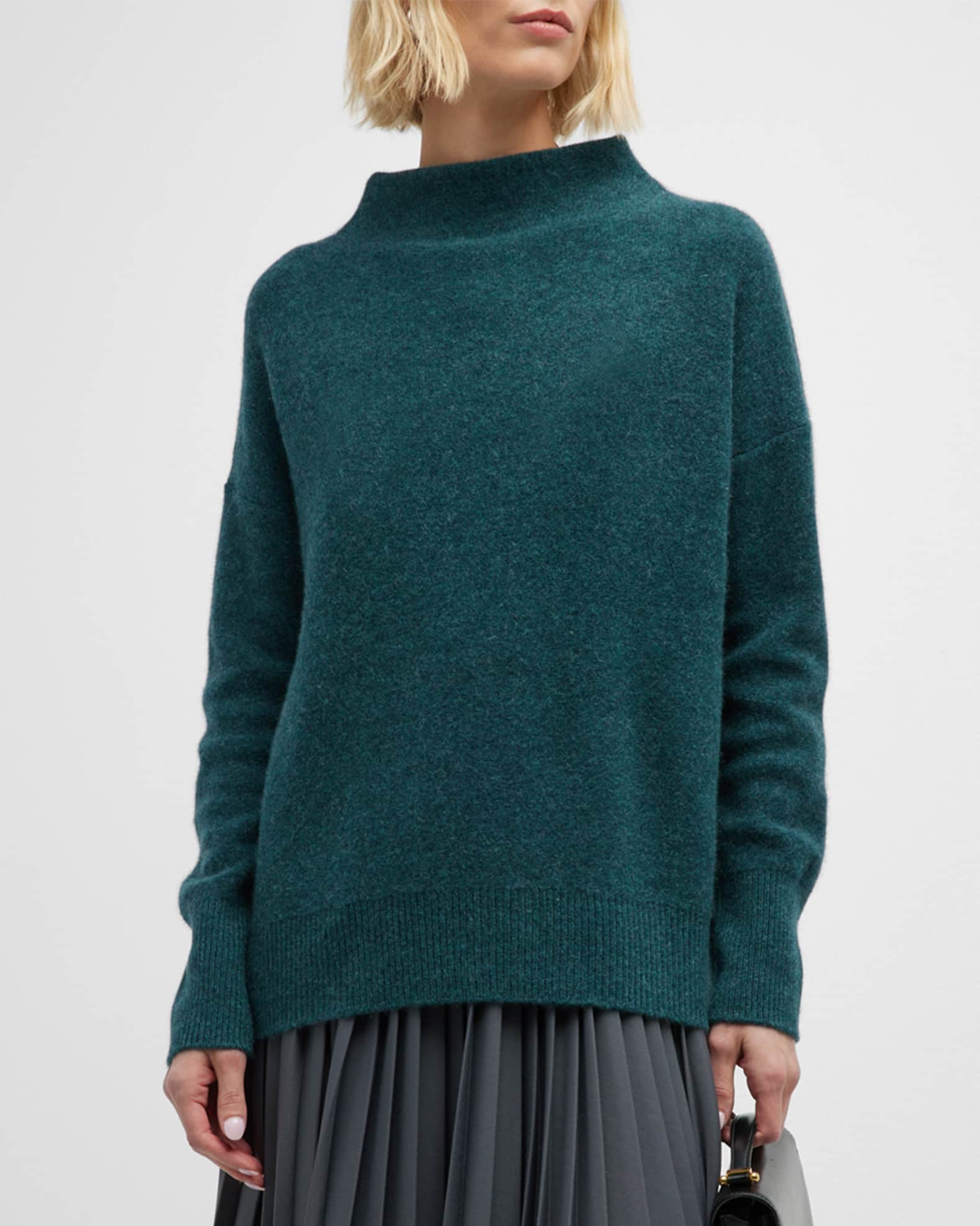 Forest green cashmere sweater