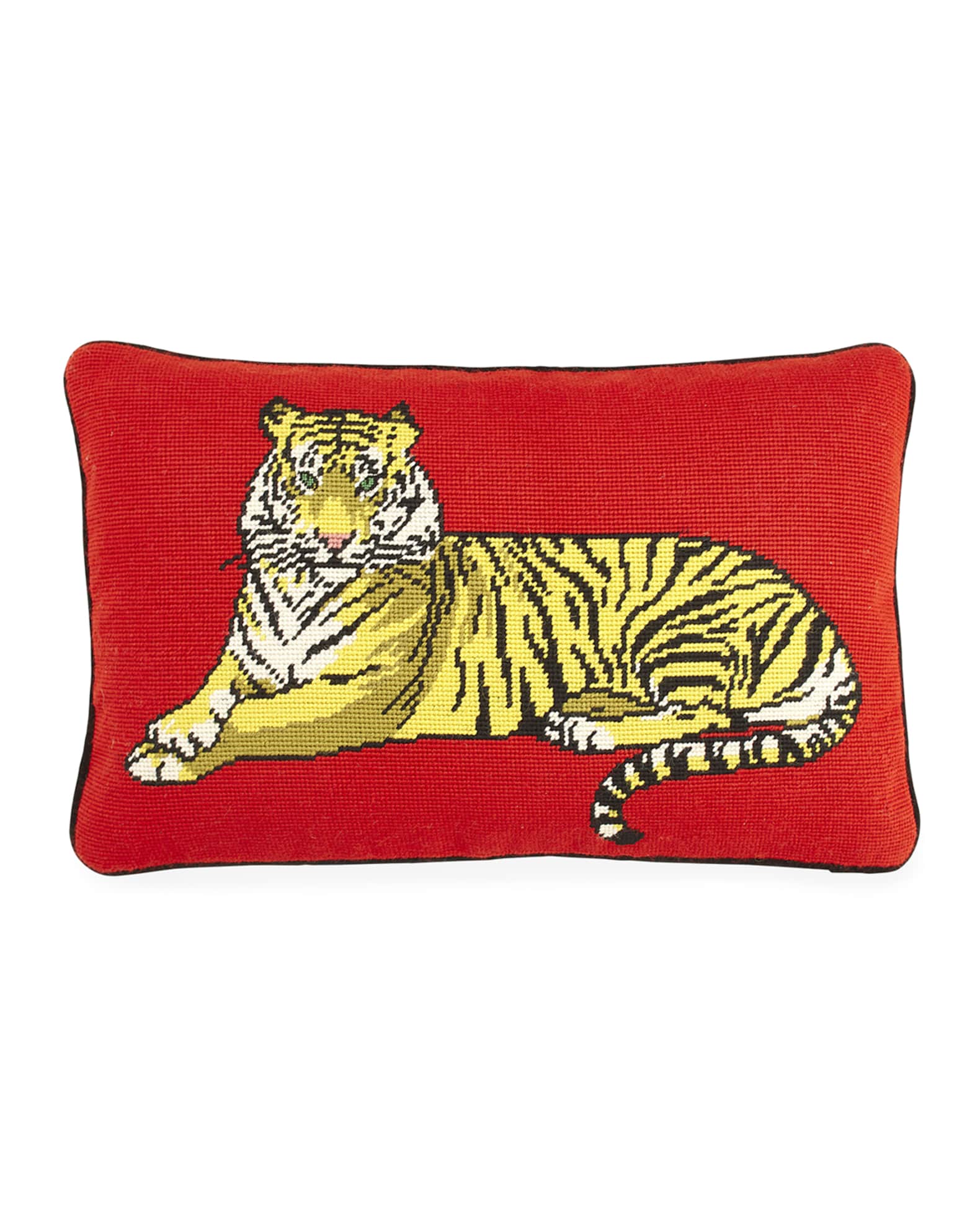 Jonathan Adler Safari Needlepoint Pillow Neiman Marcus