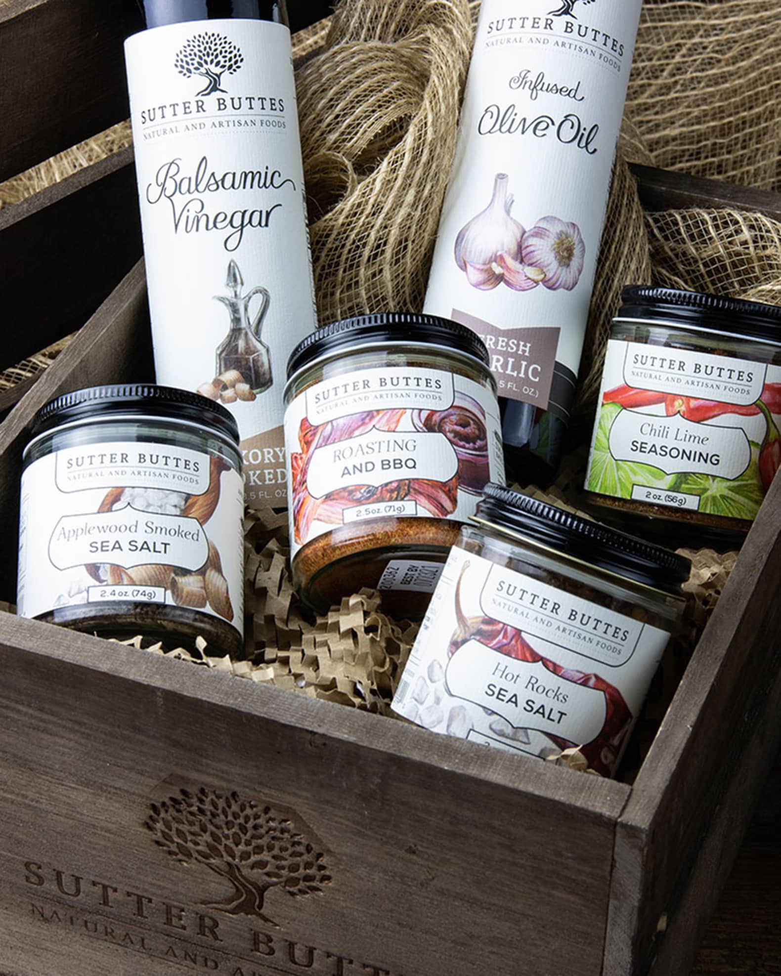 Sutter Buttes Natural and Artisan Foods Best Sellers Gift Crate