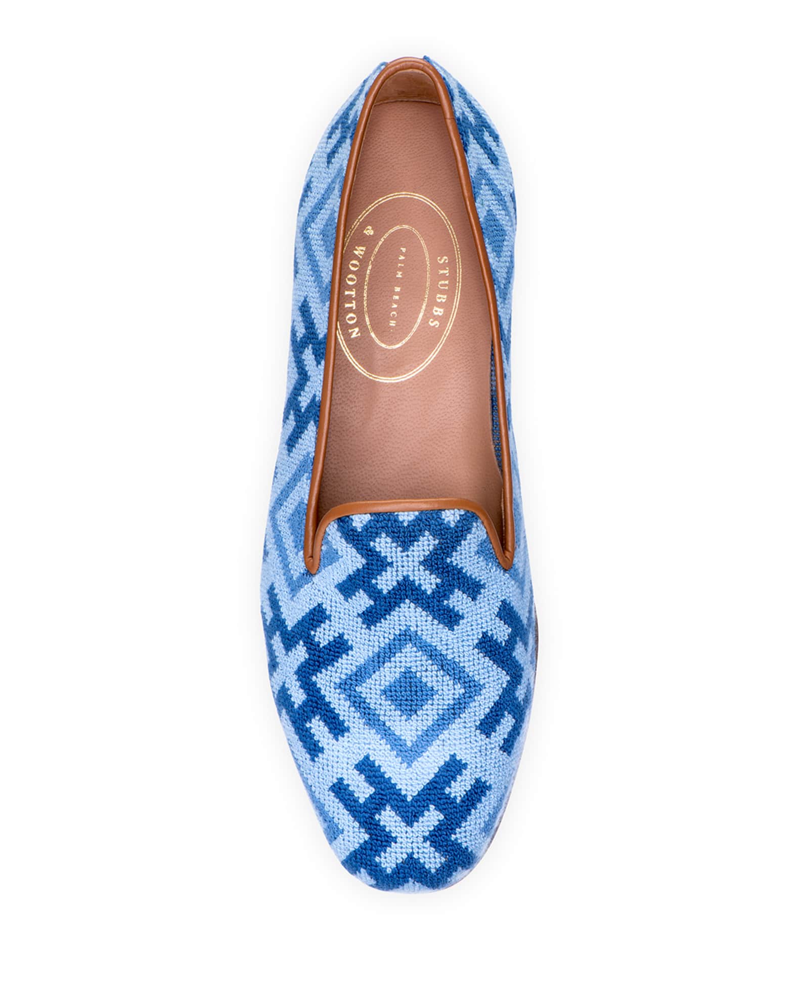 Stubbs and Wootton Harlow Needlepoint Smoking Loafers Neiman Marcus