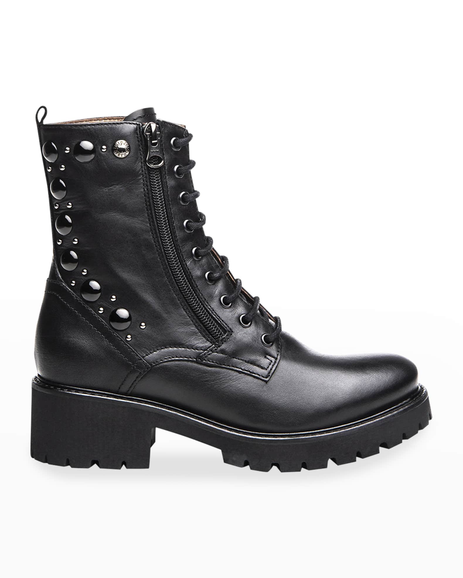 geralyn heeled combat booties