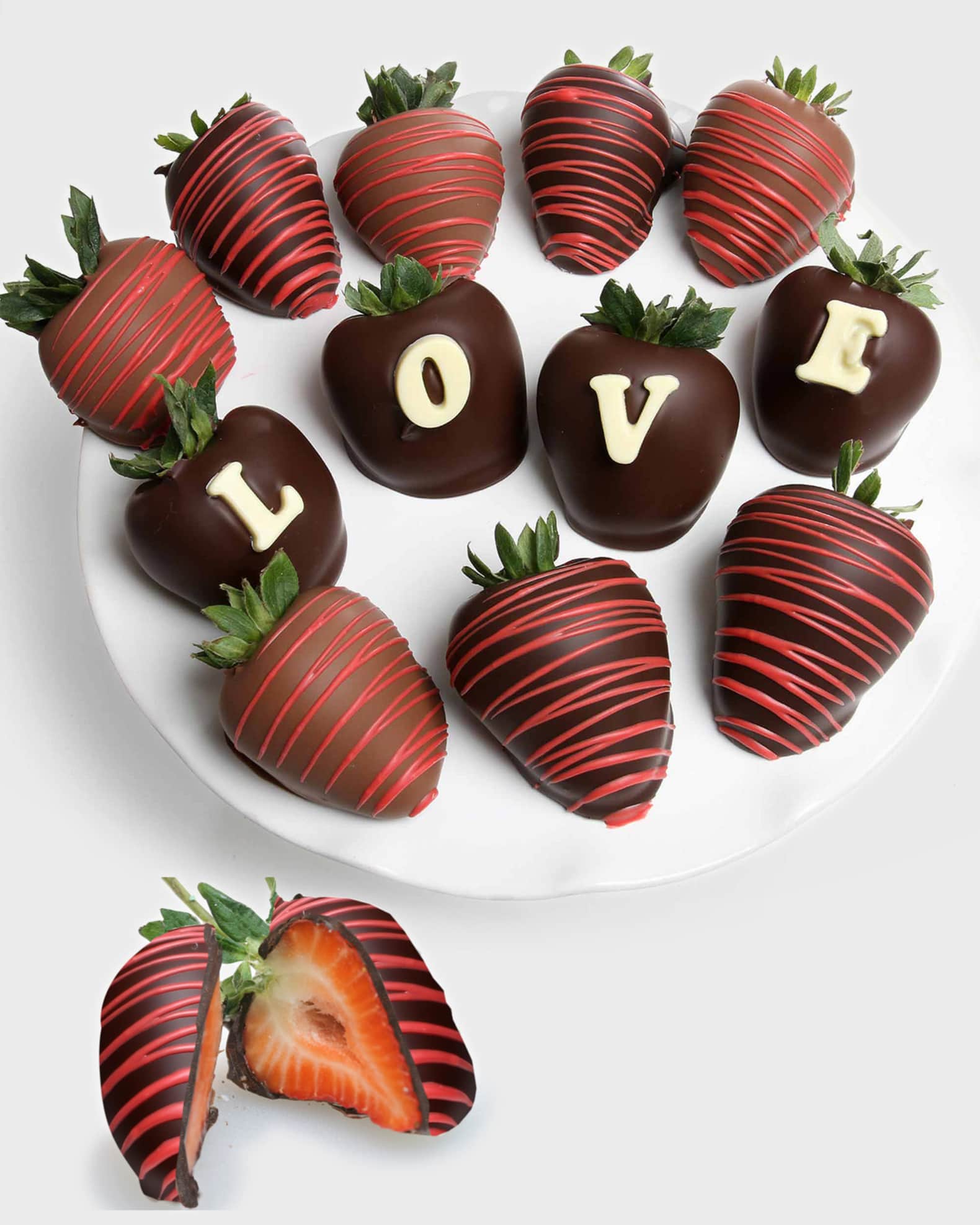 LOVE Belgian Chocolate Covered Berry Gram 0