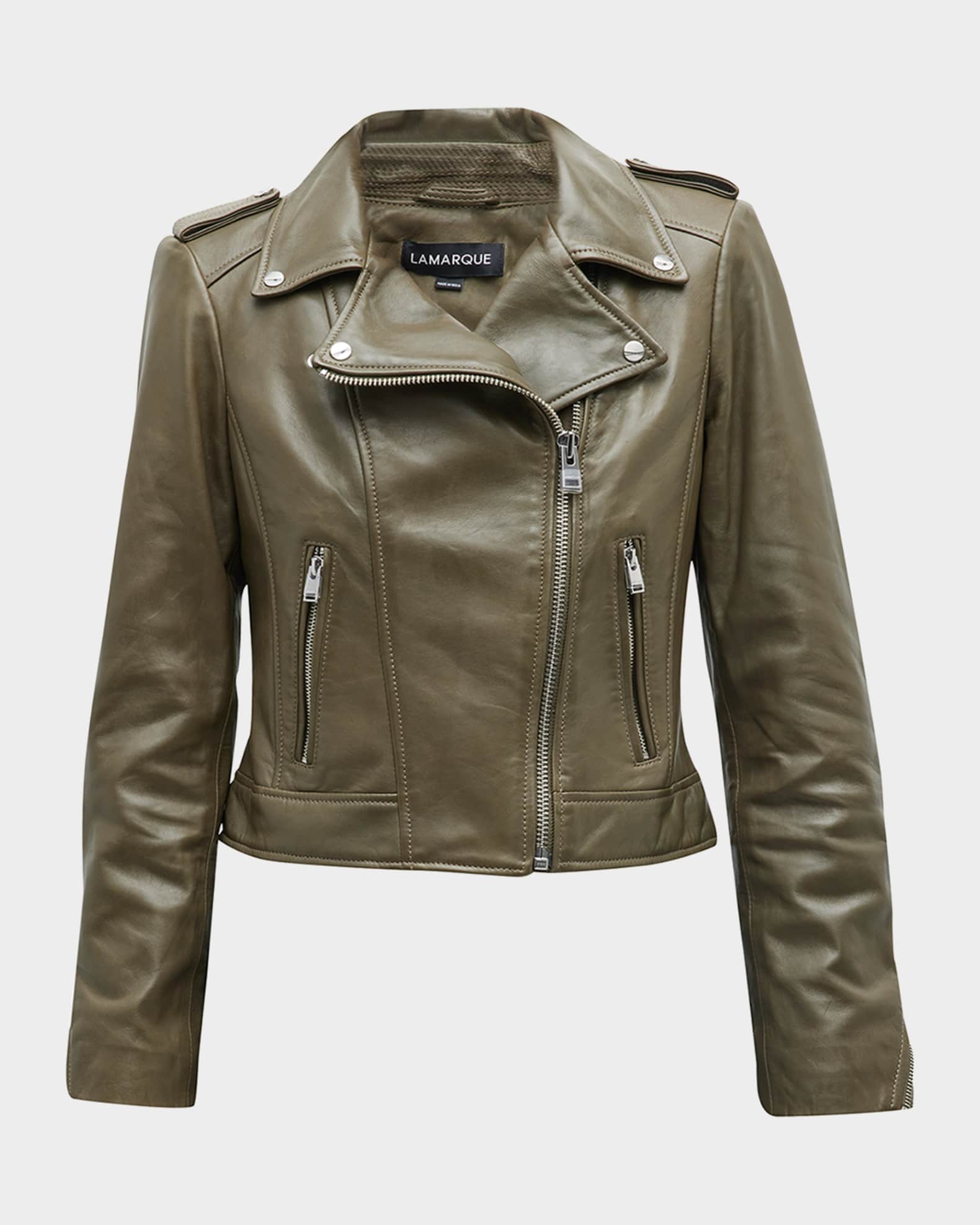 Lamarque donna clearance floral leather jacket