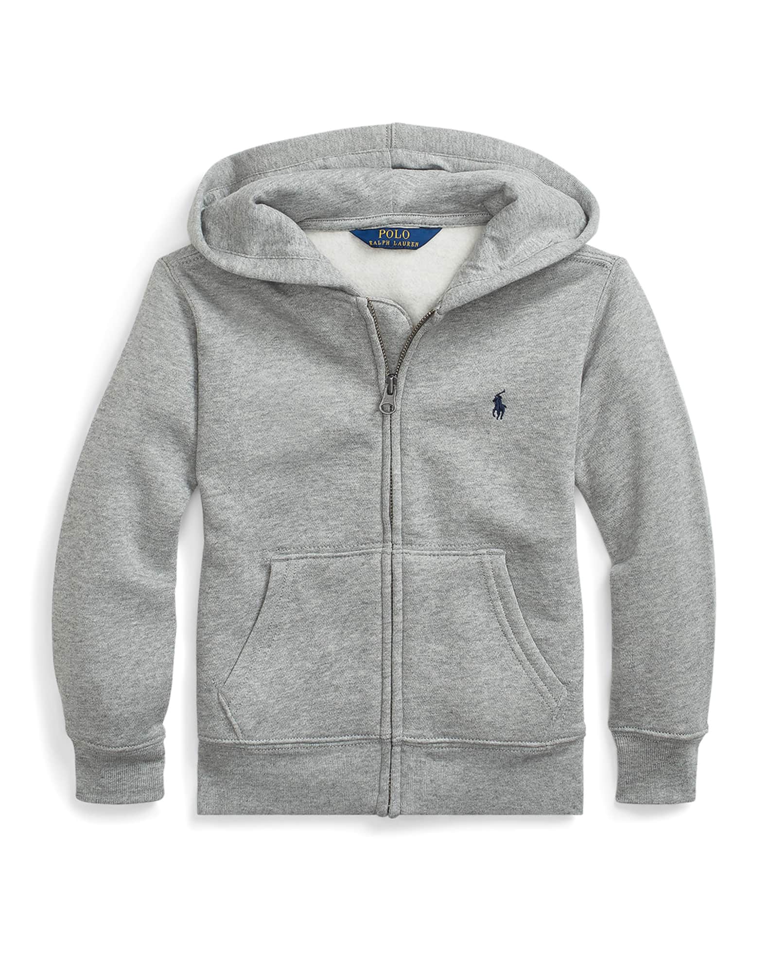 Ralph Lauren Childrenswear Boy s Cotton Blend Fleece Hoodie Size