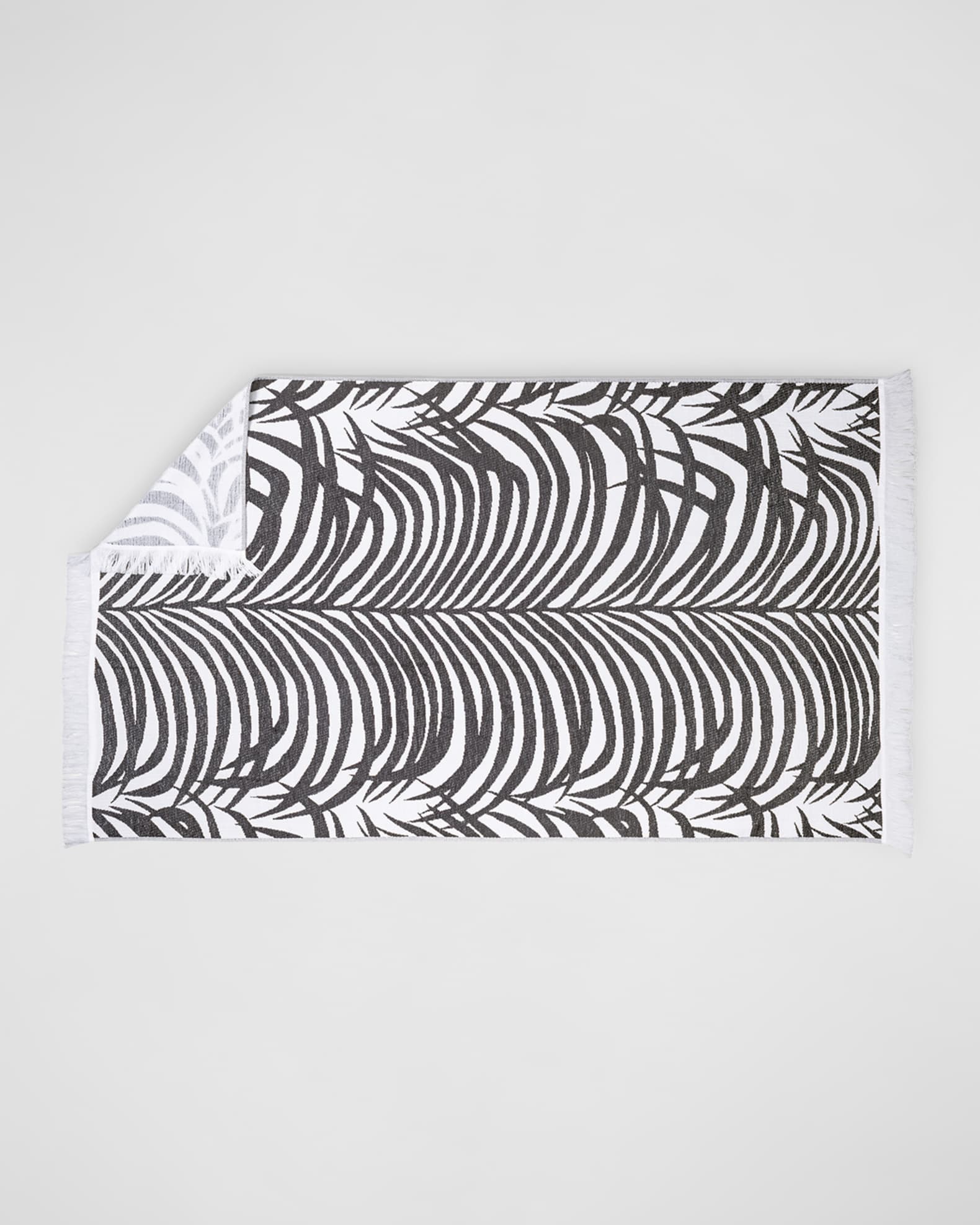 Zebra Palm Beach Towel 1